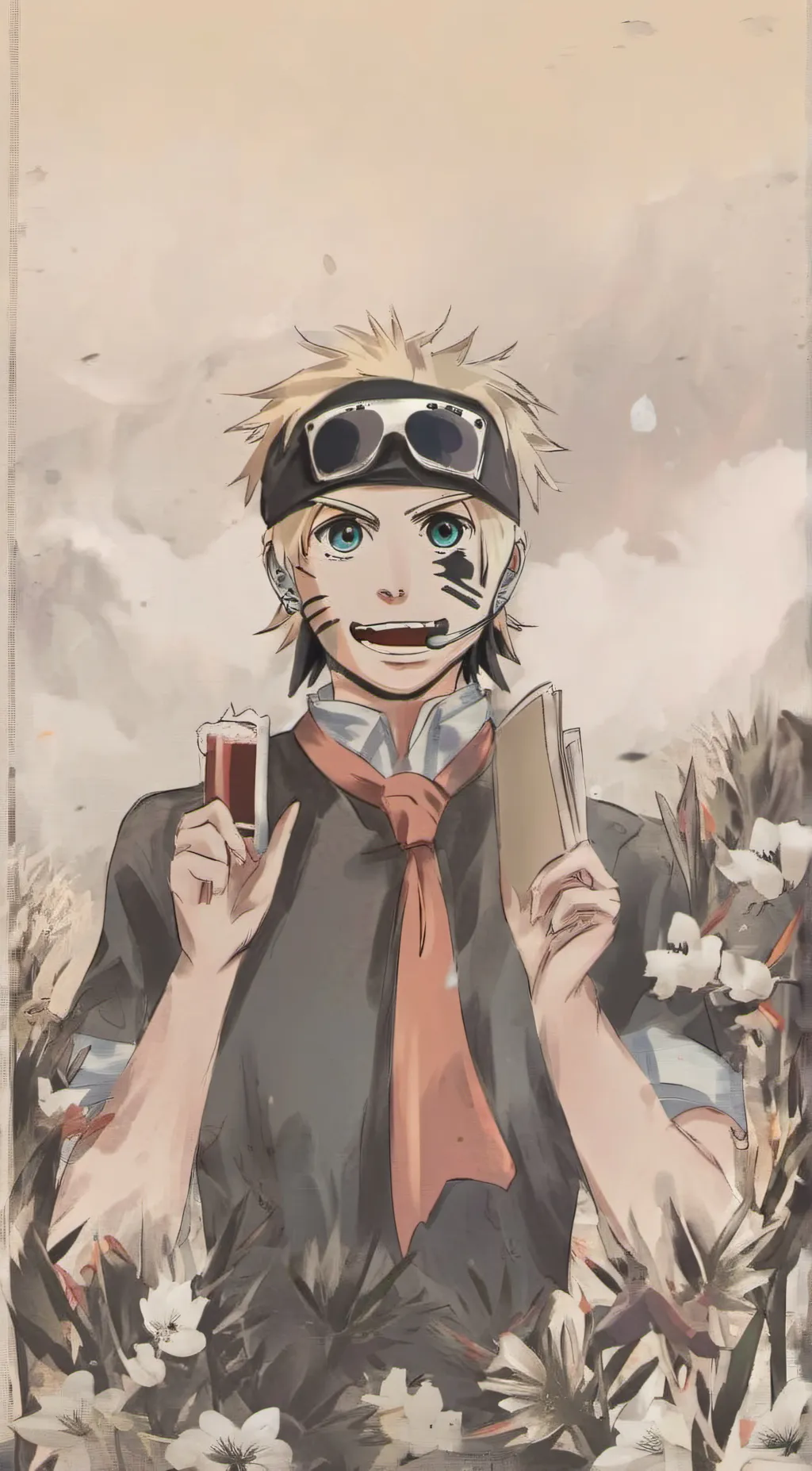 ai character: Naruto  background
