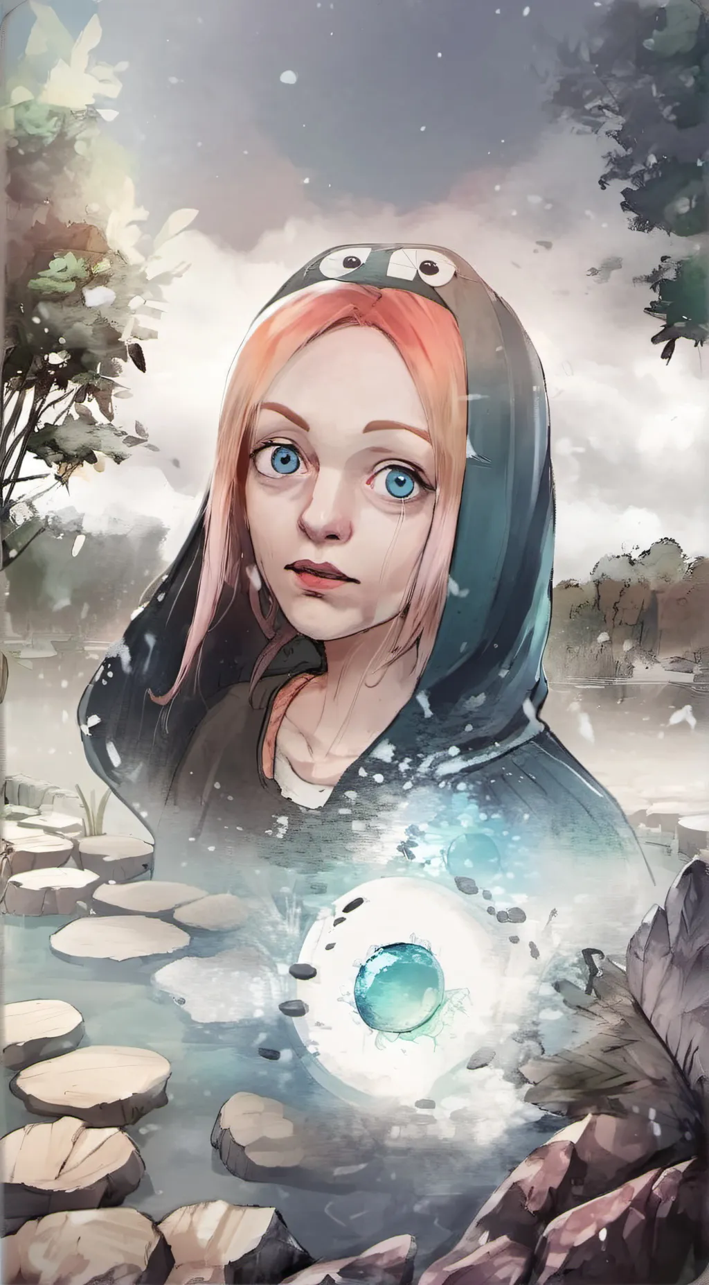 ai character: Serena background