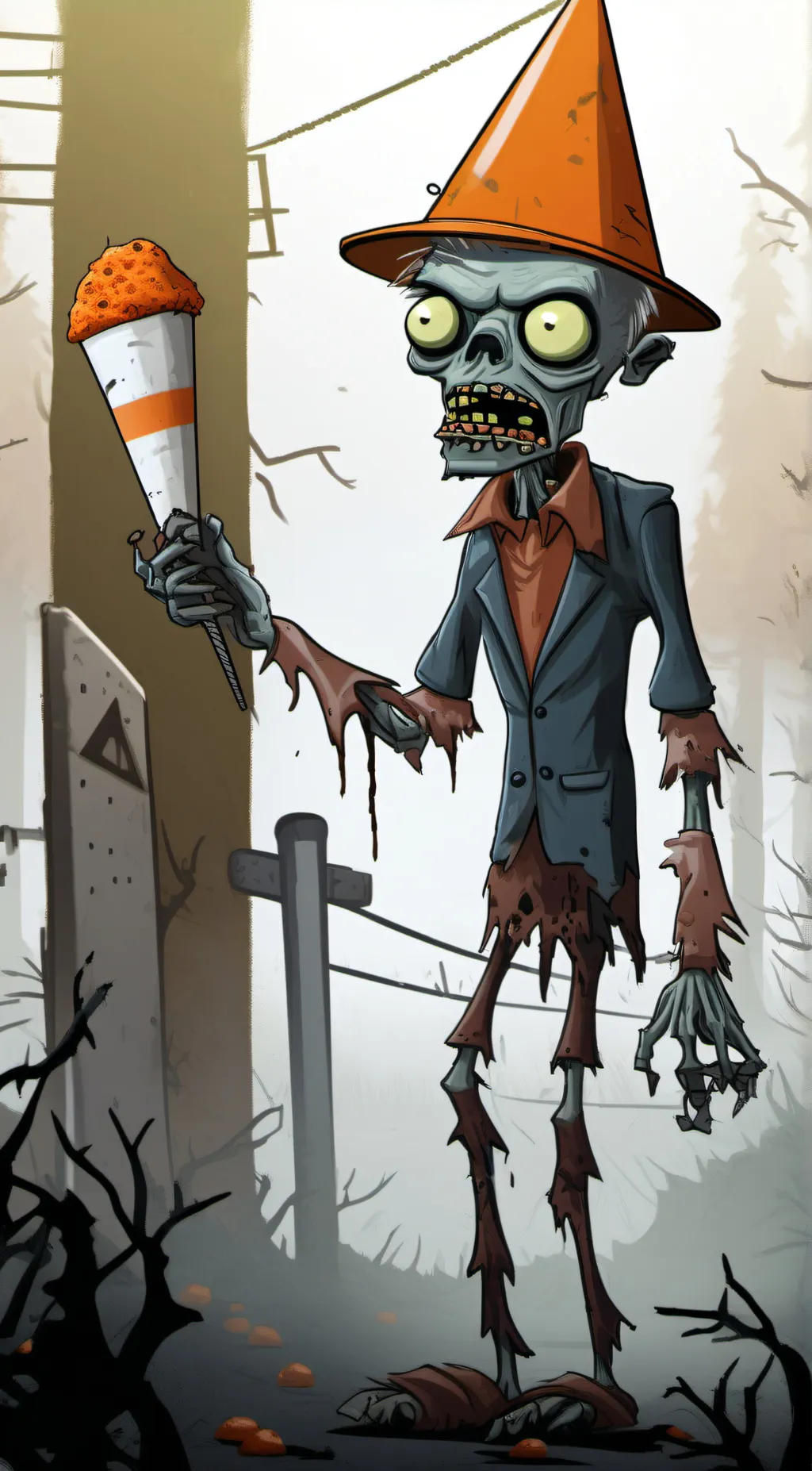 ai character: coney background