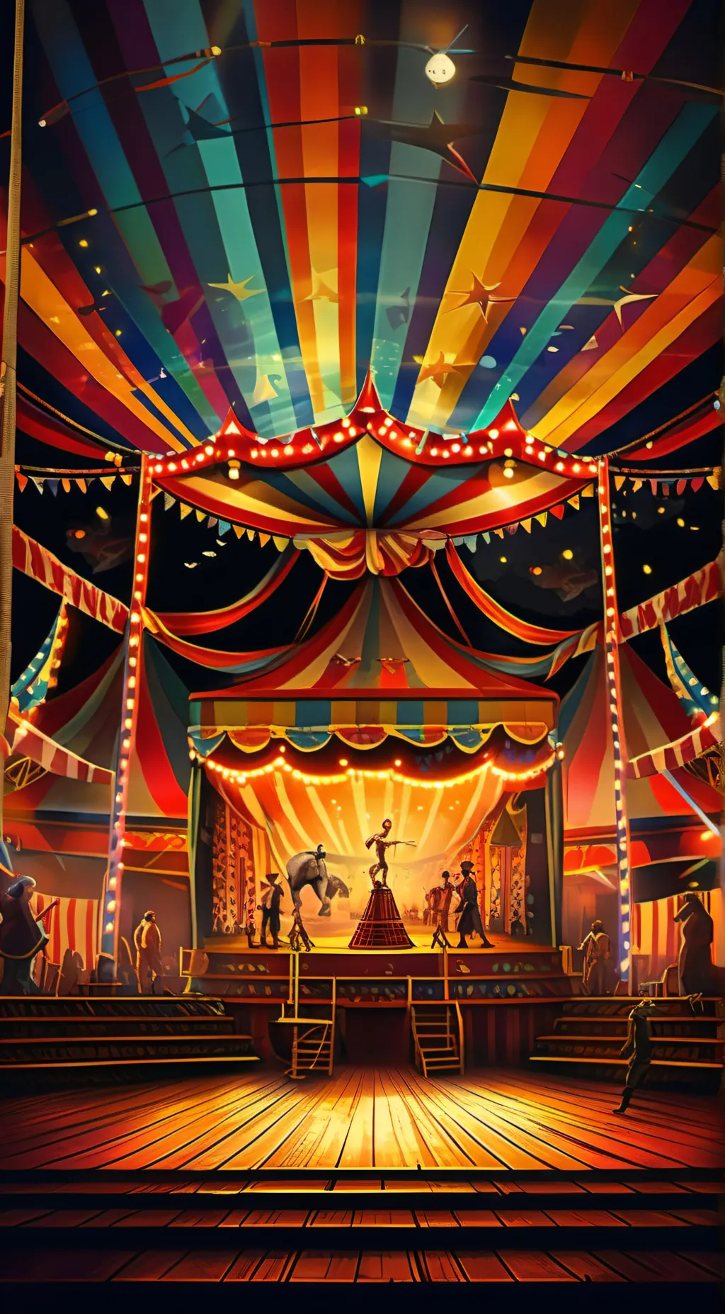 ai character: the digital circus background