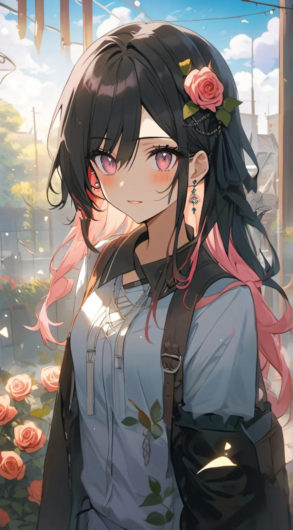 ai character: Ashley background