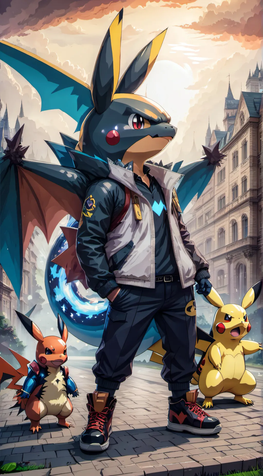 ai character: RAWRY background