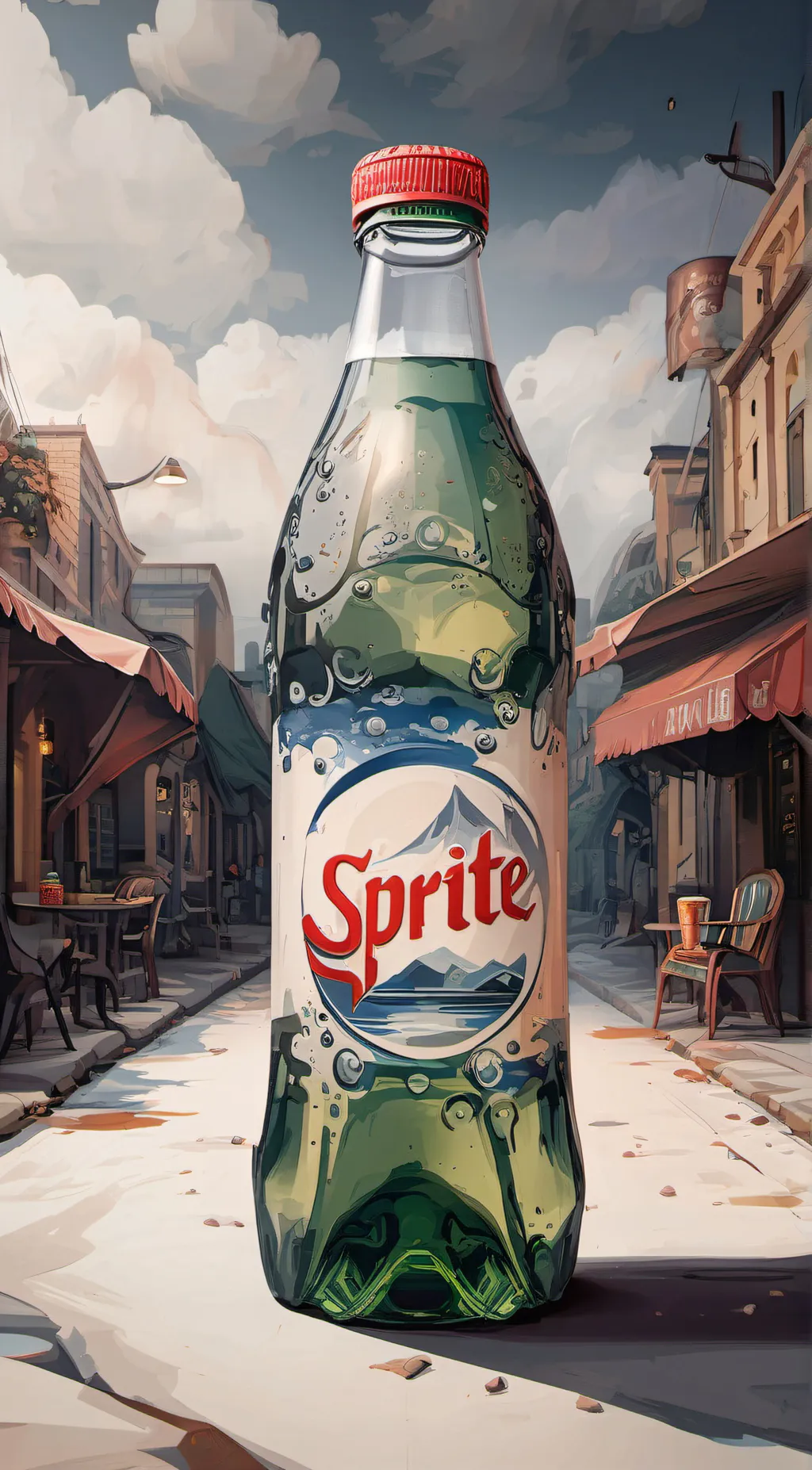 Talkie AI - Chat with  Sprite bottle