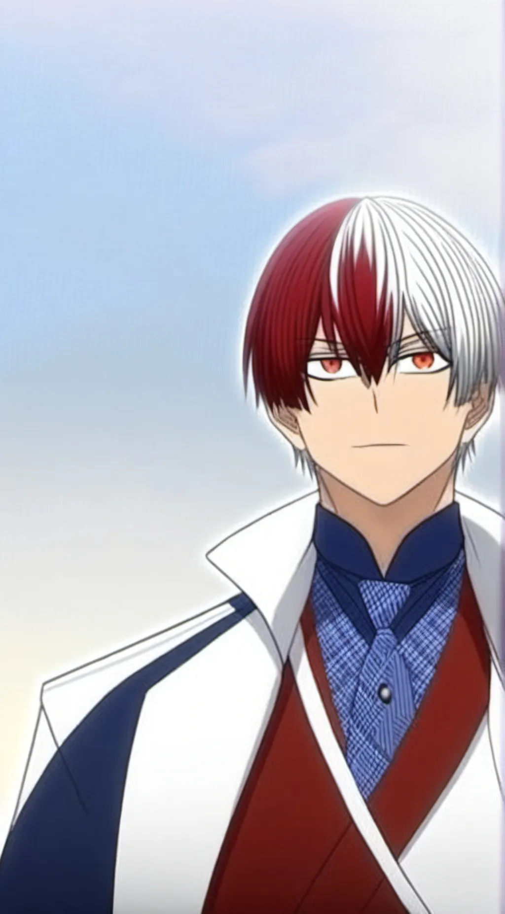 ai character: Todoroki-Xmas background