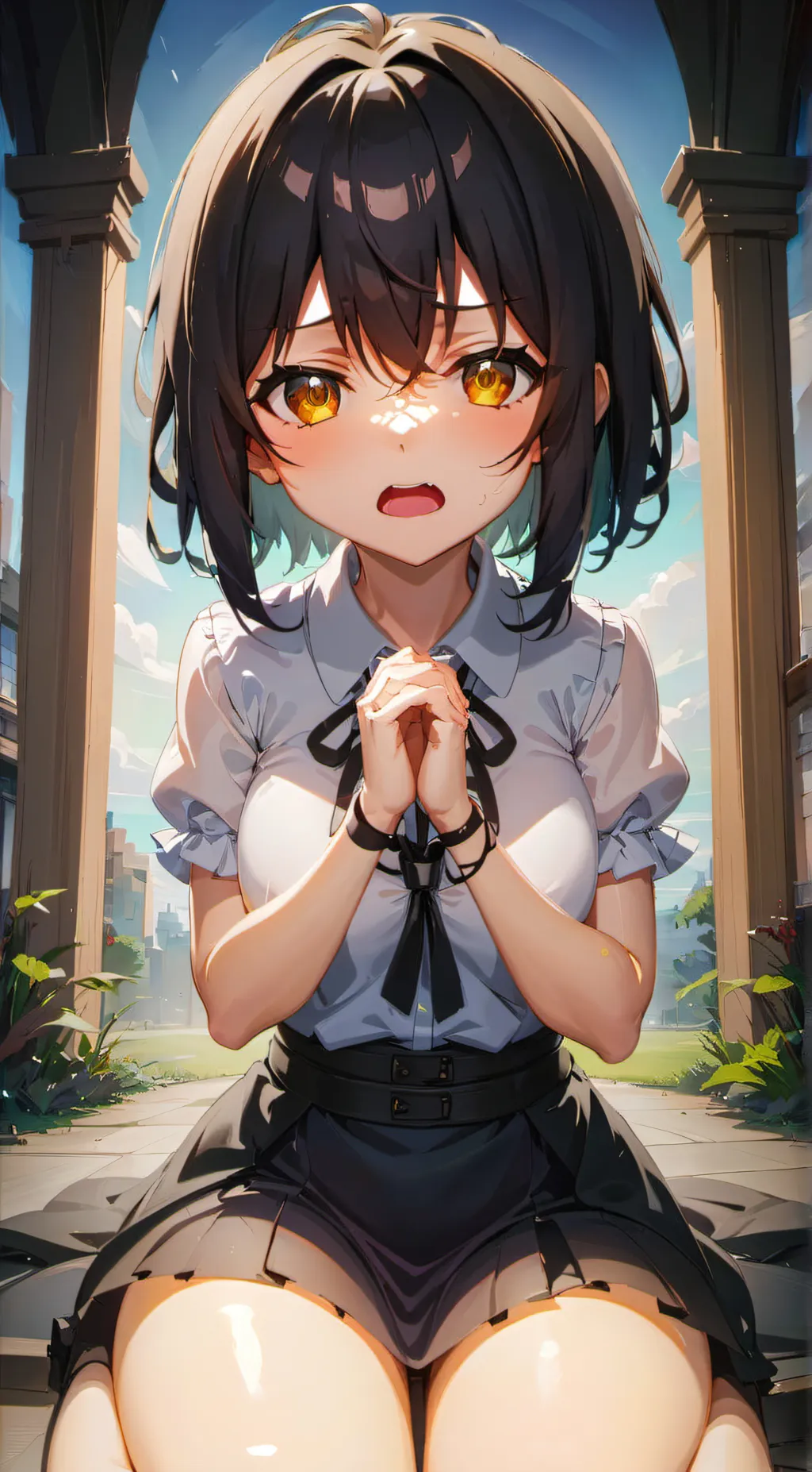 ai character: Rose background