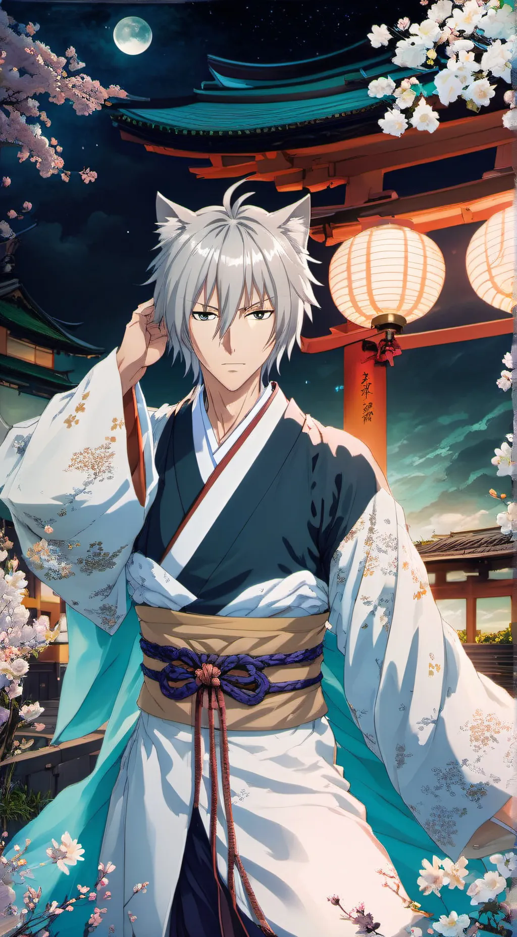 ai character: Tomoe~ background