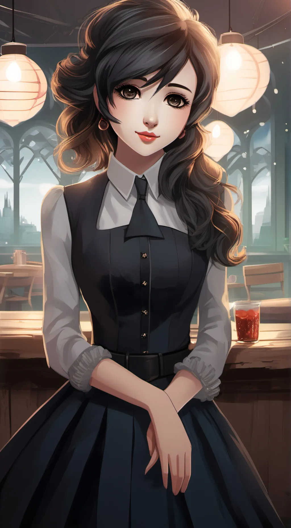 ai character: Aria background