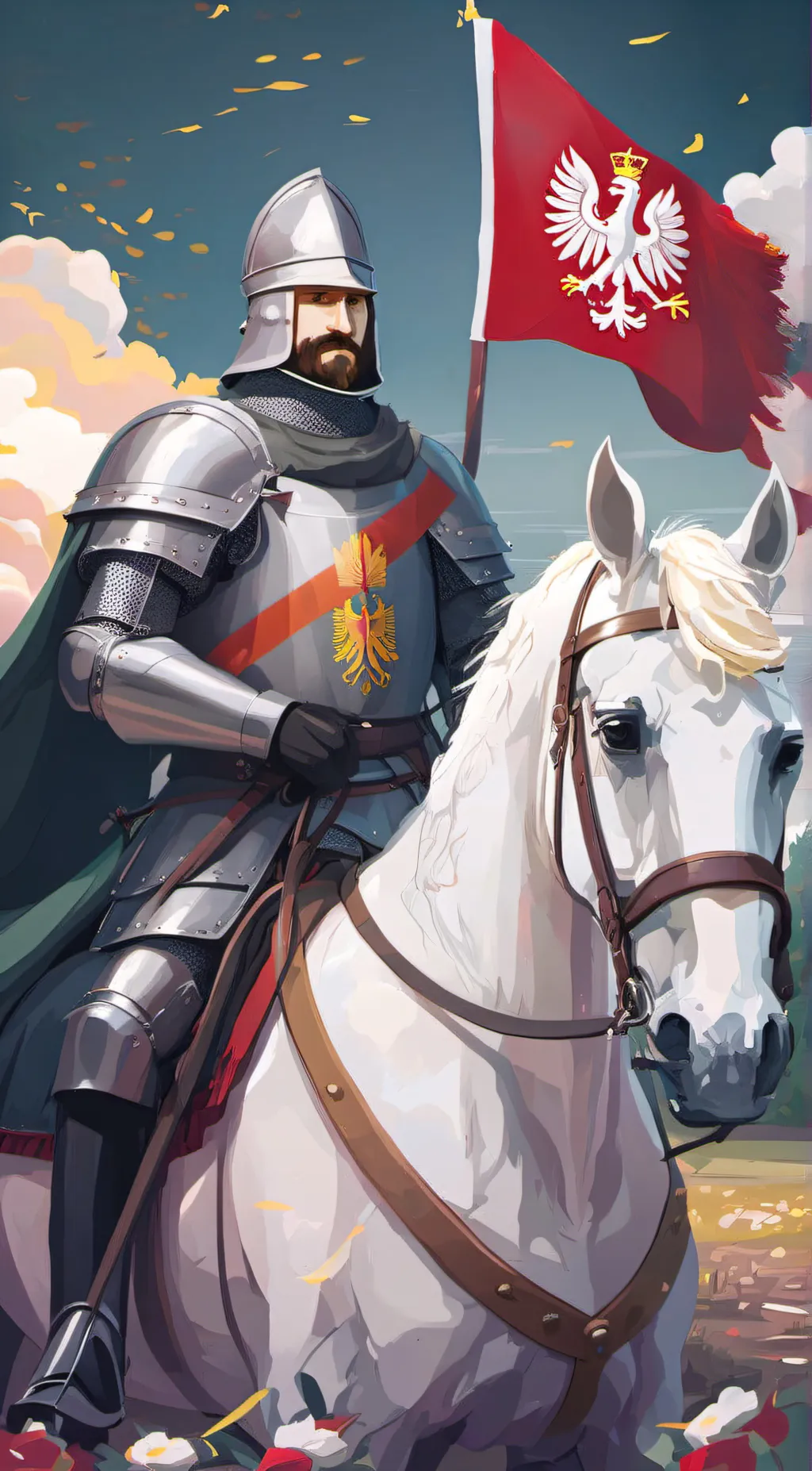 ai character: A Polski Knight background