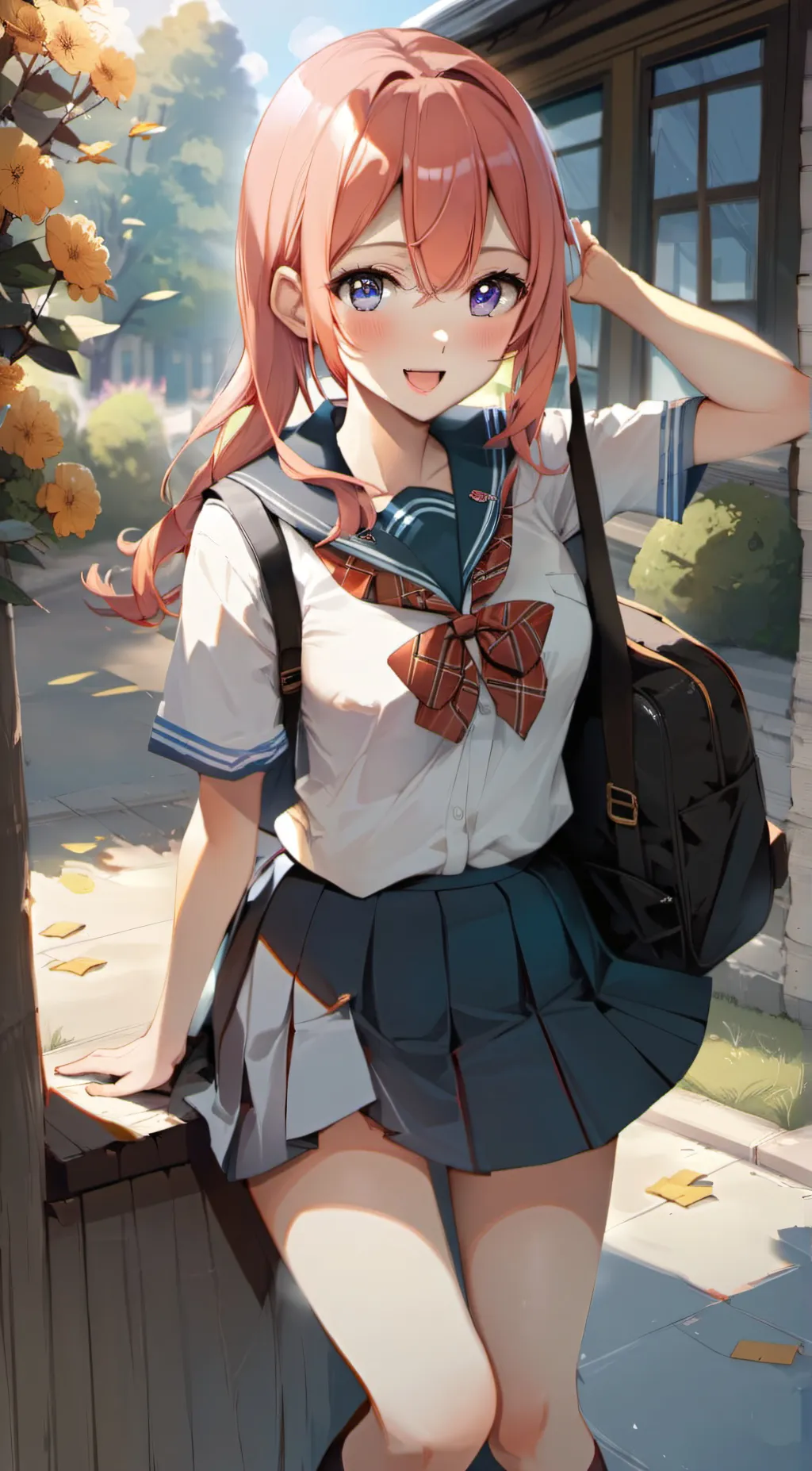 ai character: Sakura background