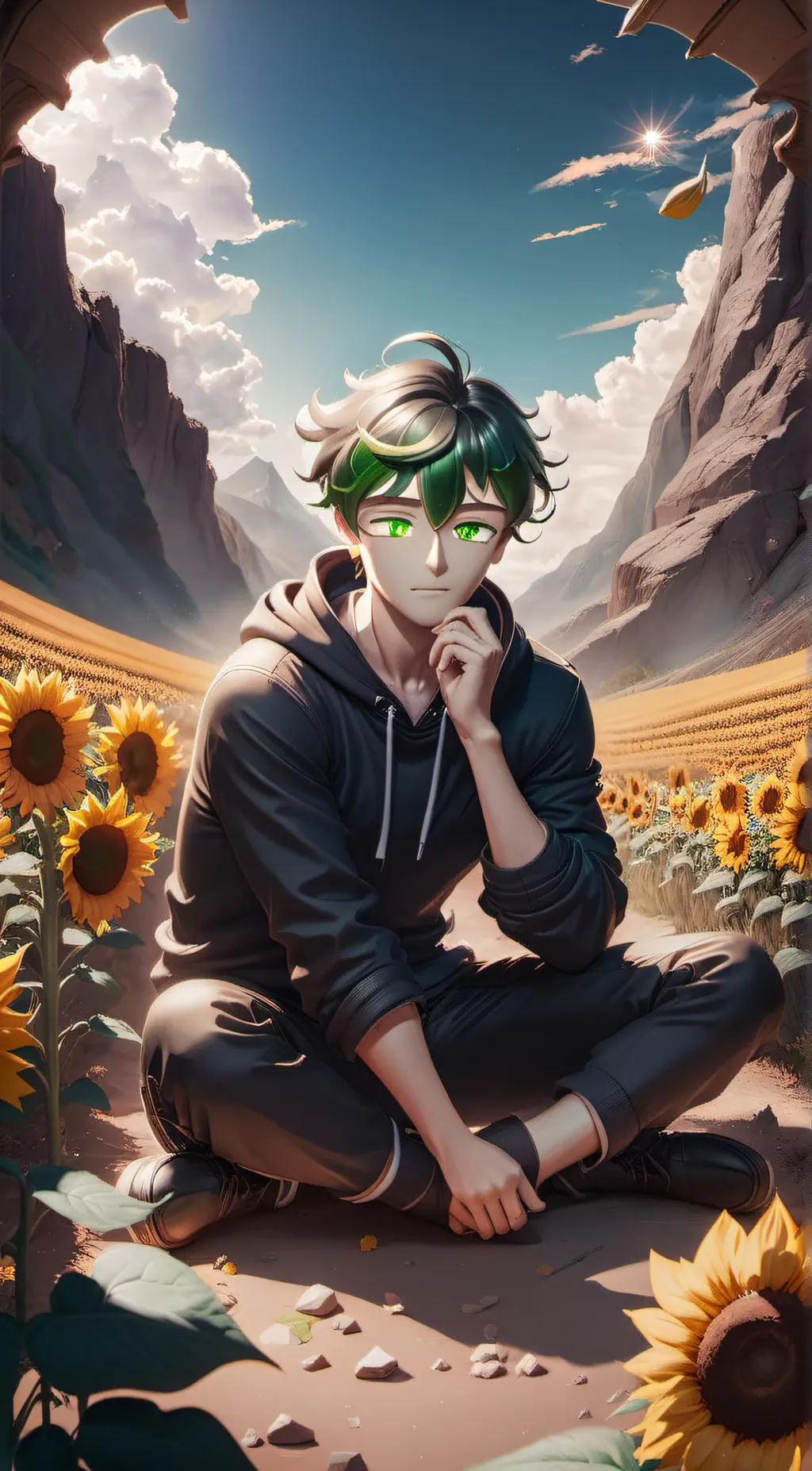 ai character: Axel background