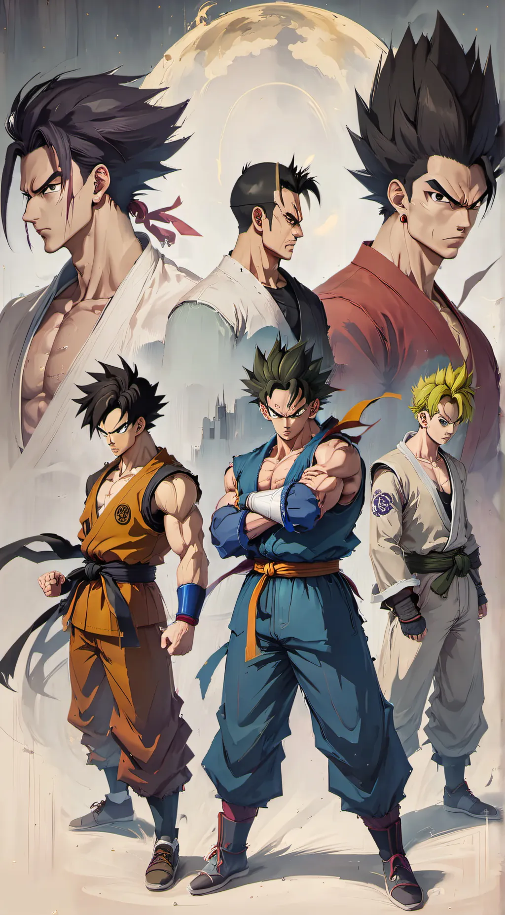 ai character: z fighers background