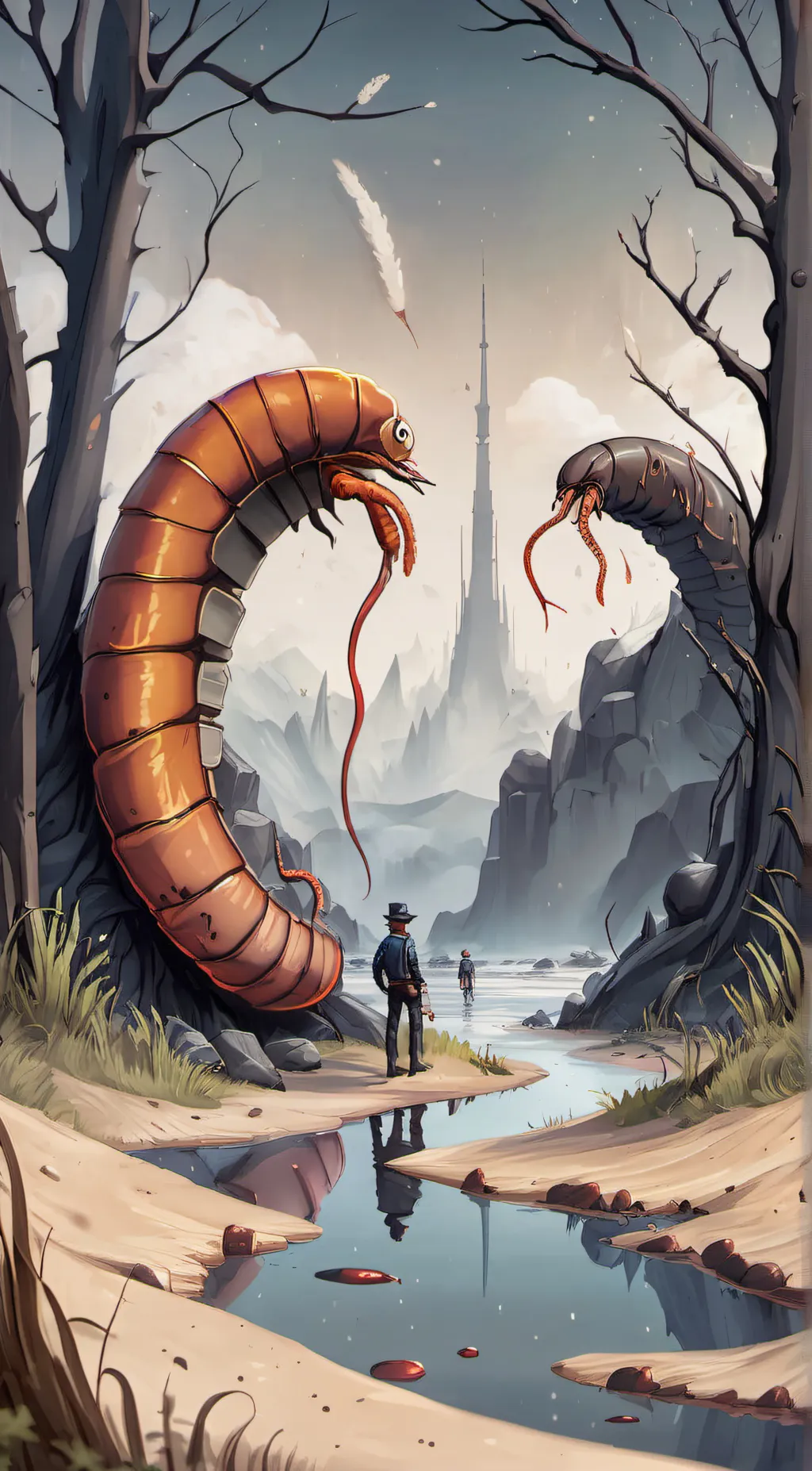 ai character: Wormapied  background