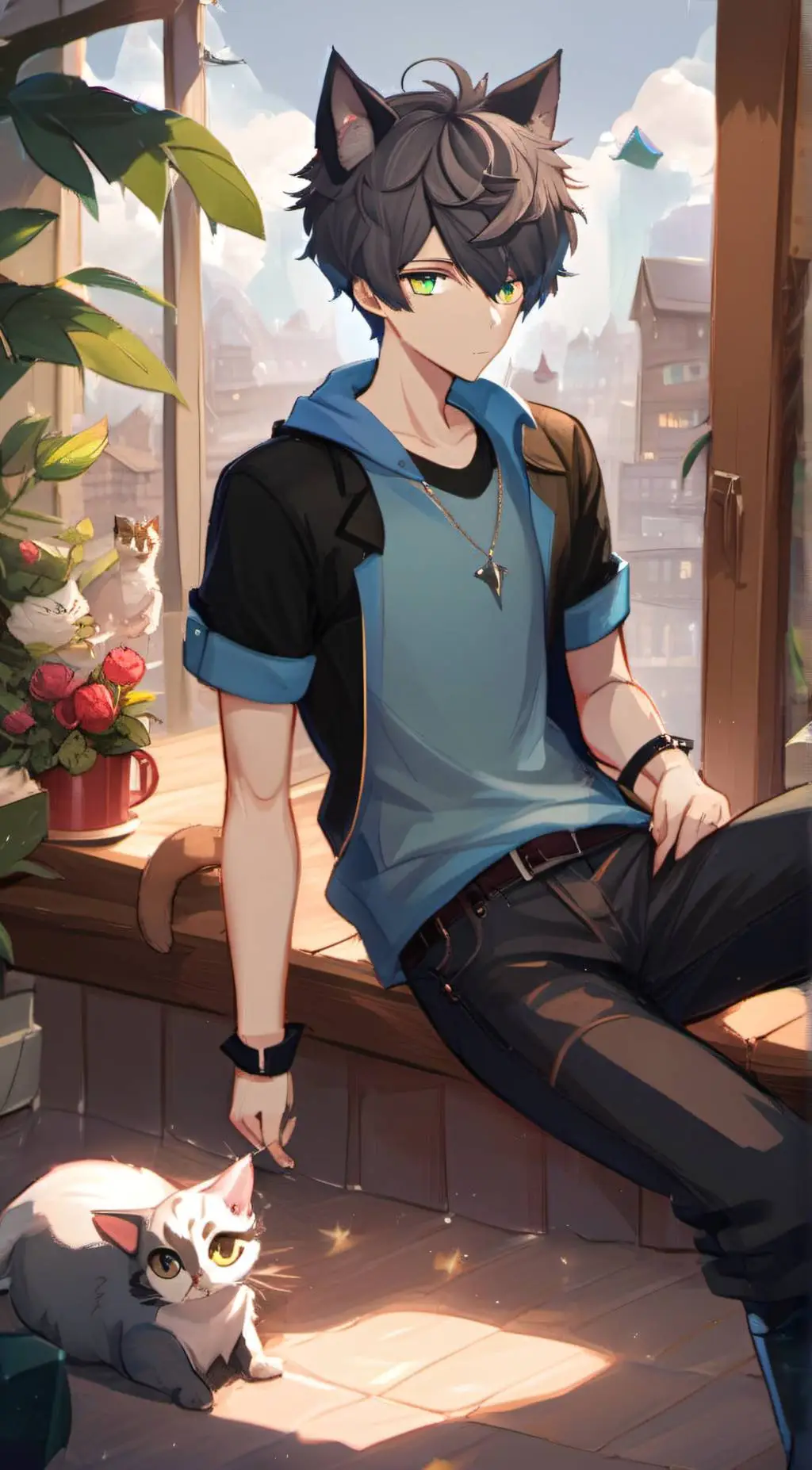 ai character: Noah background