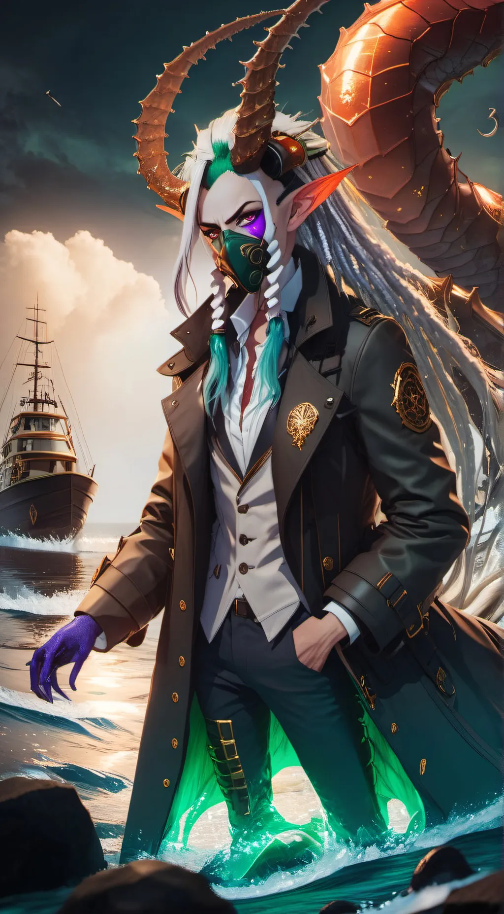 ai character: Leviathan  background