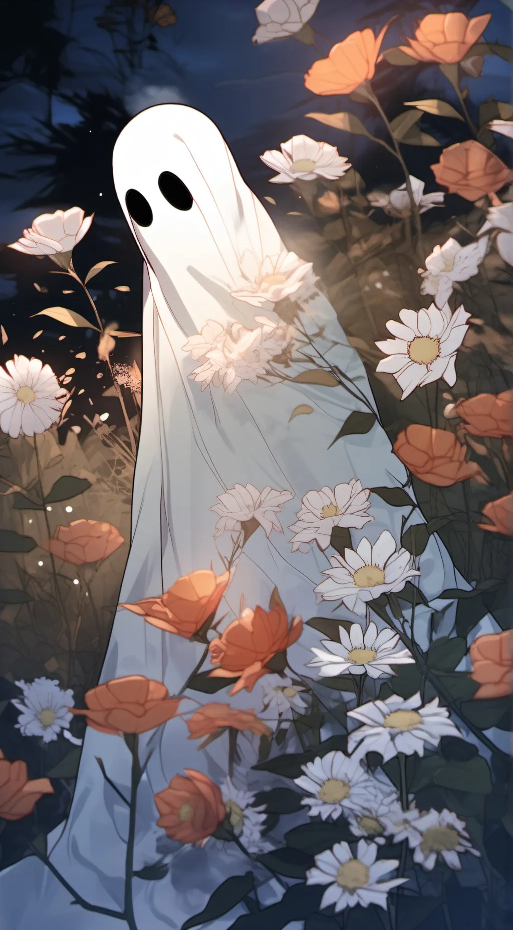 ai character: Ghostie background