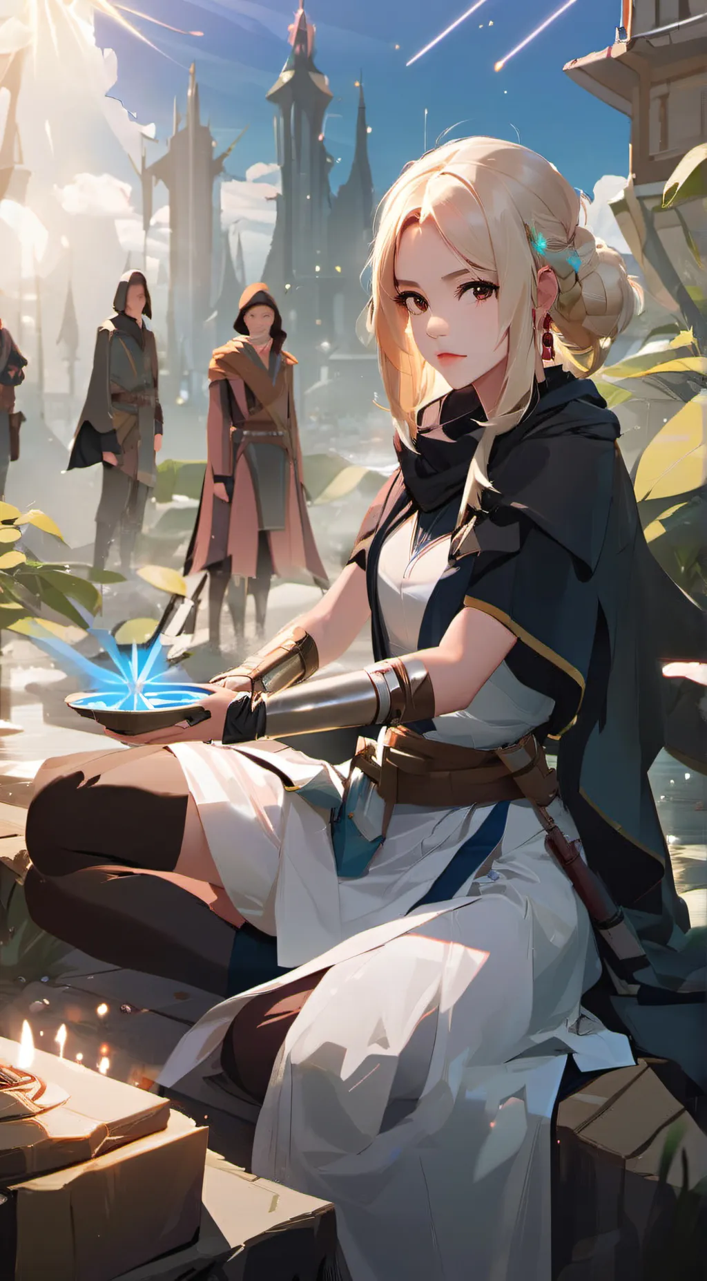 ai character: Aria background