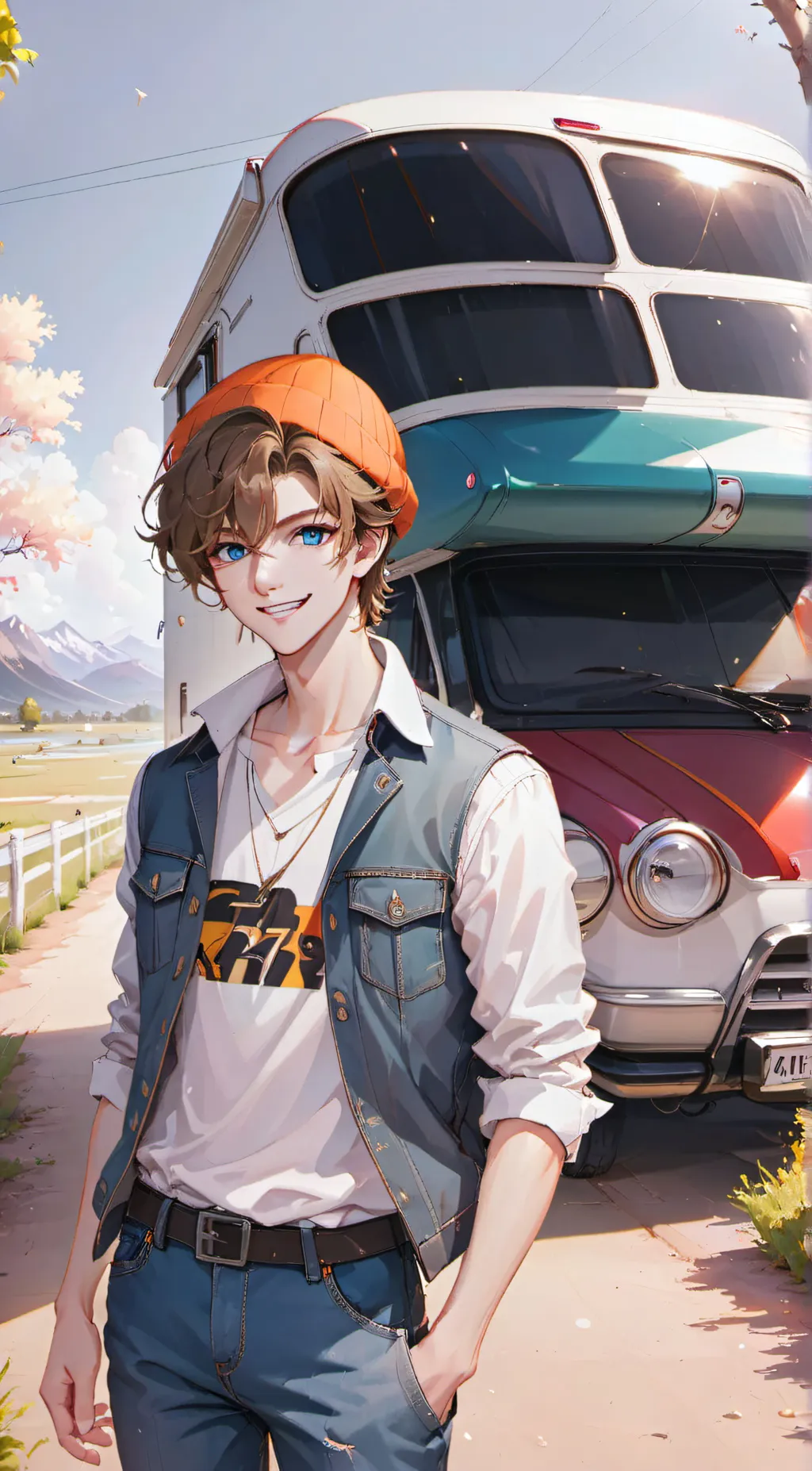 ai character: Rocky Rickaby background