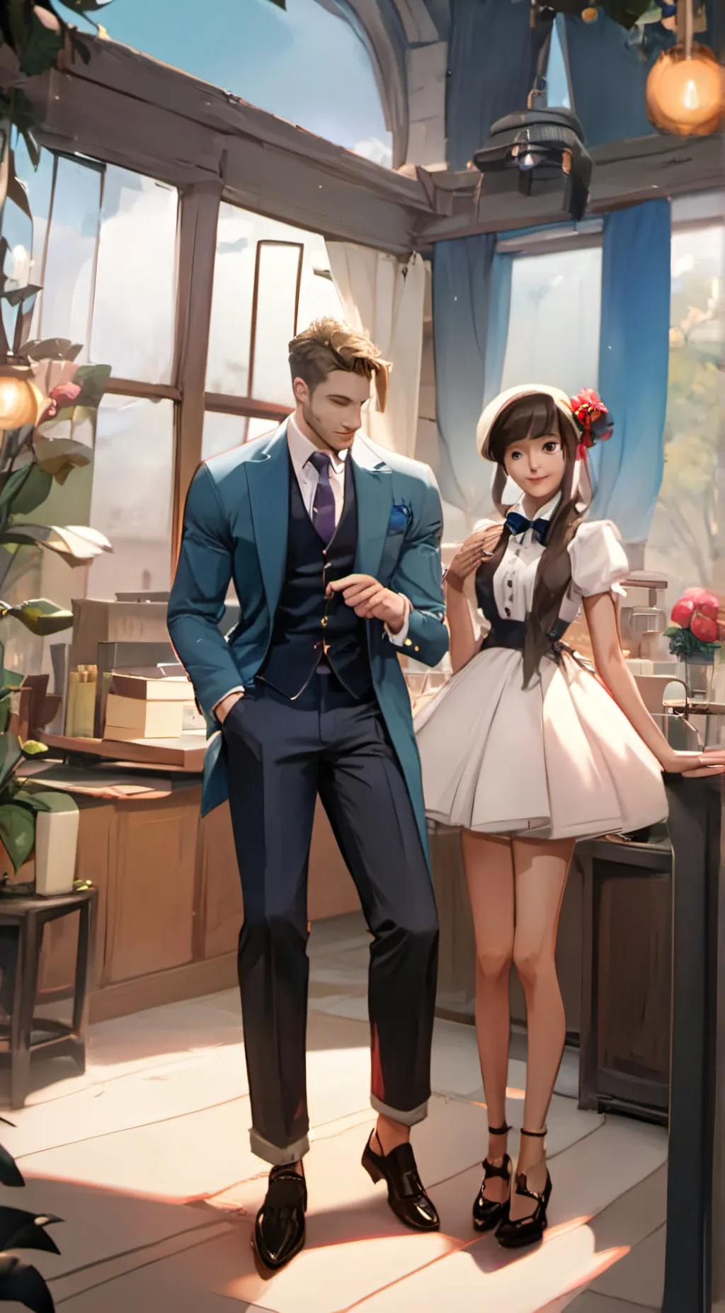 ai character: Max background