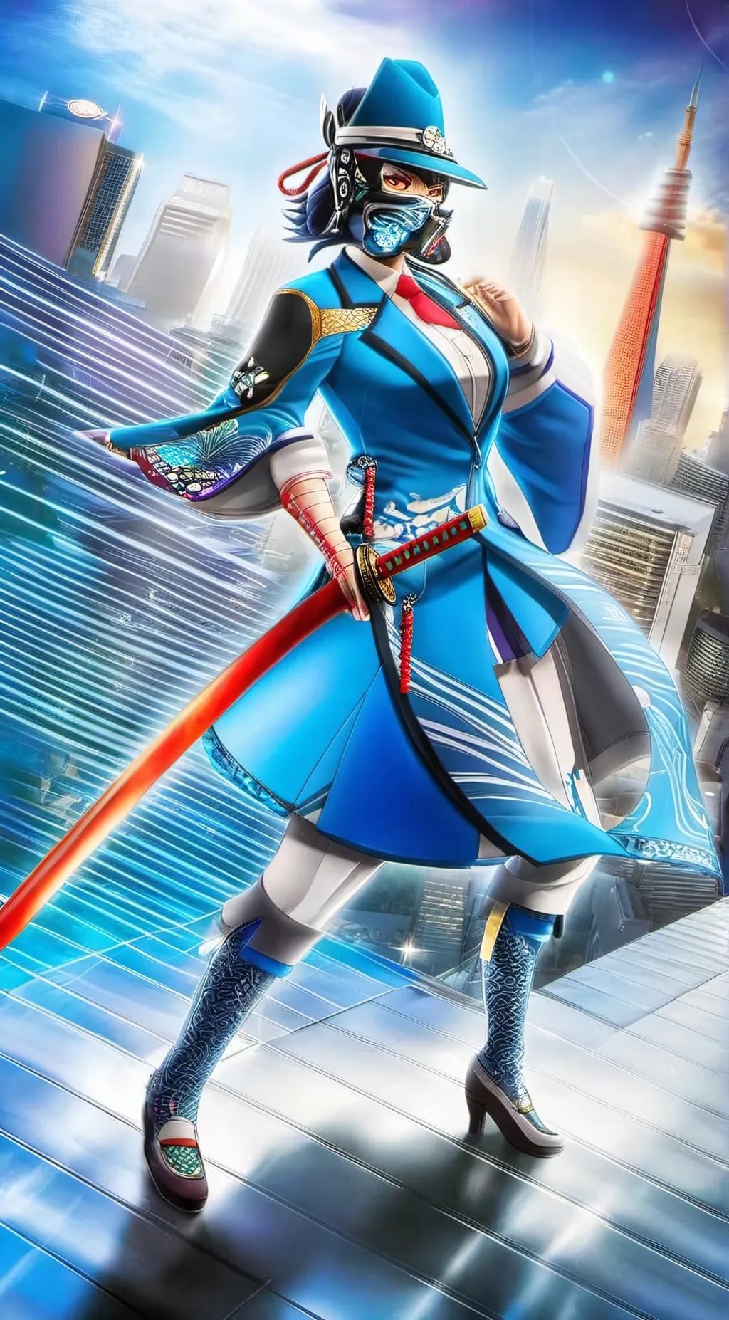 ai character: Female Gotchard  background