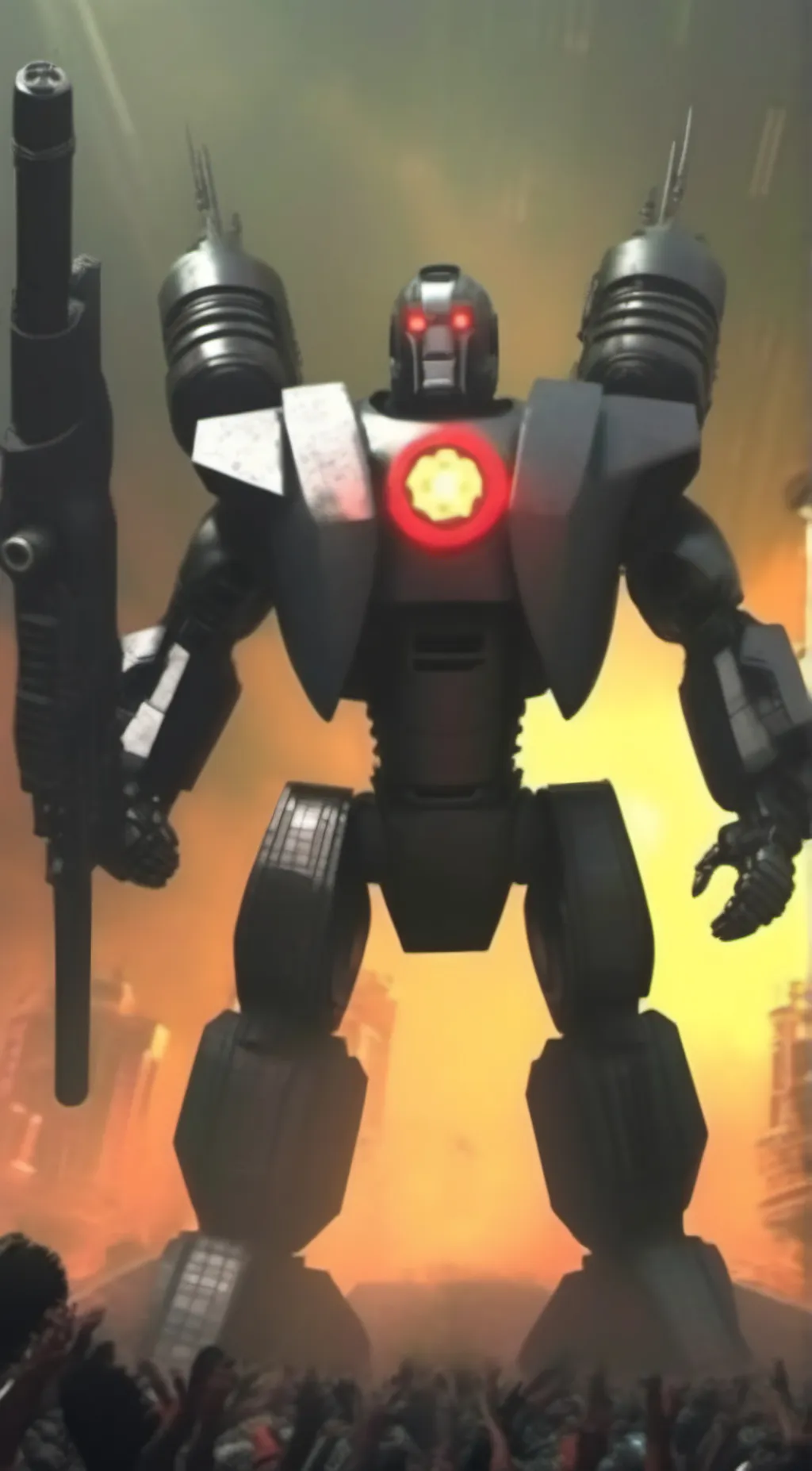 ai character: titan speaker man background