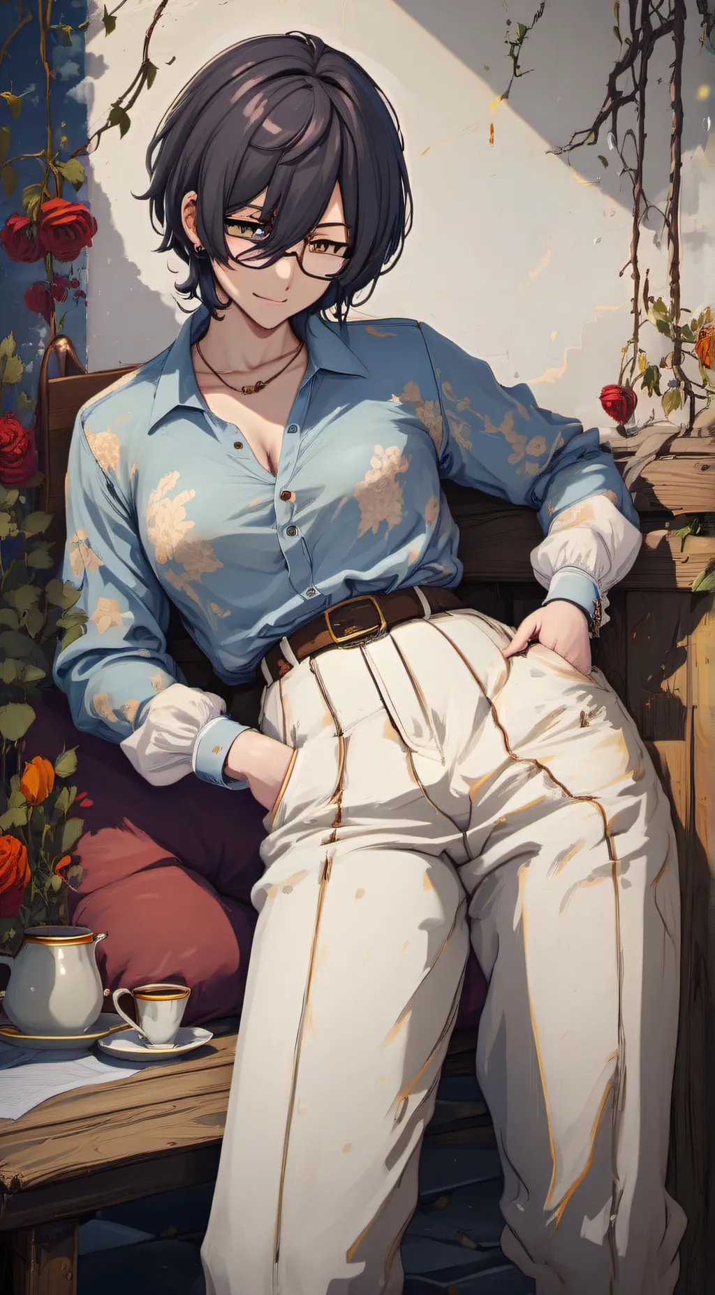 ai character: asher background