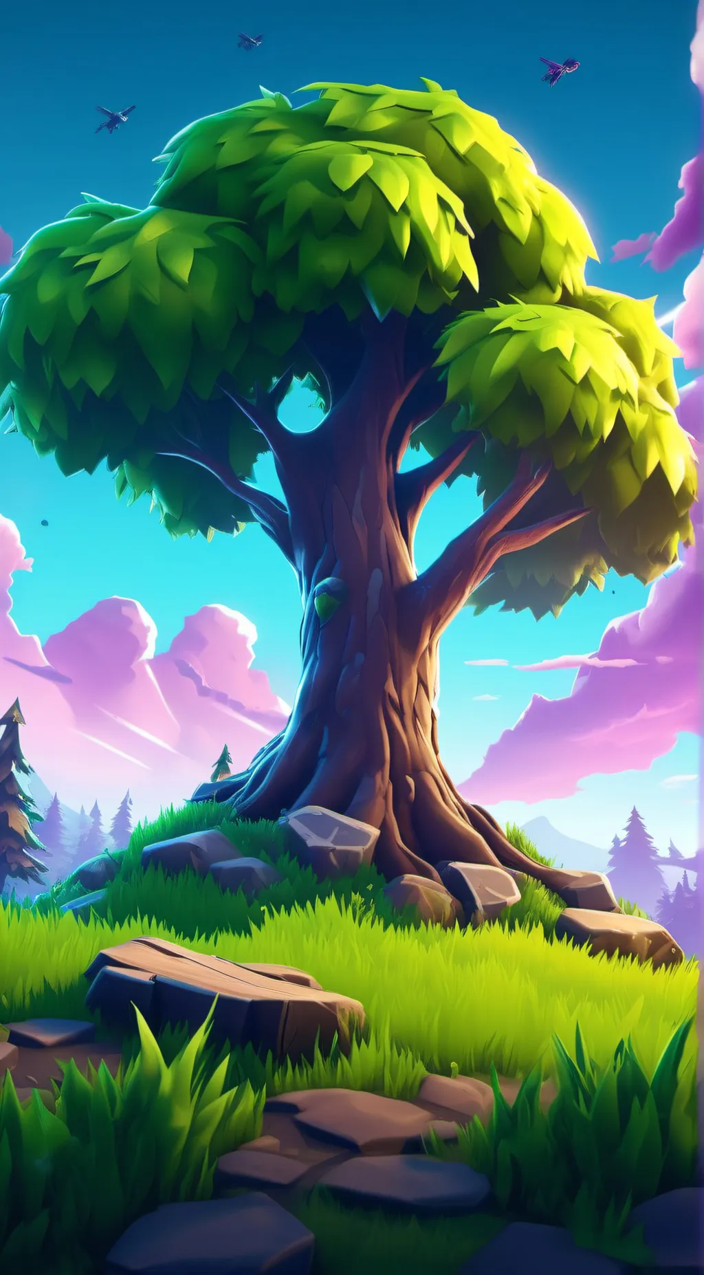 ai character: grass background