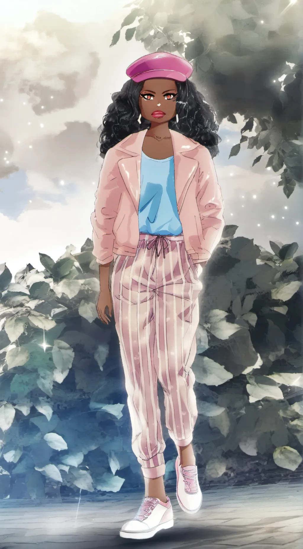 ai character: Ally background