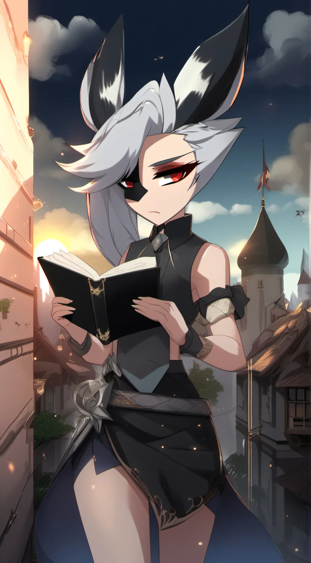 ai character: Loona background