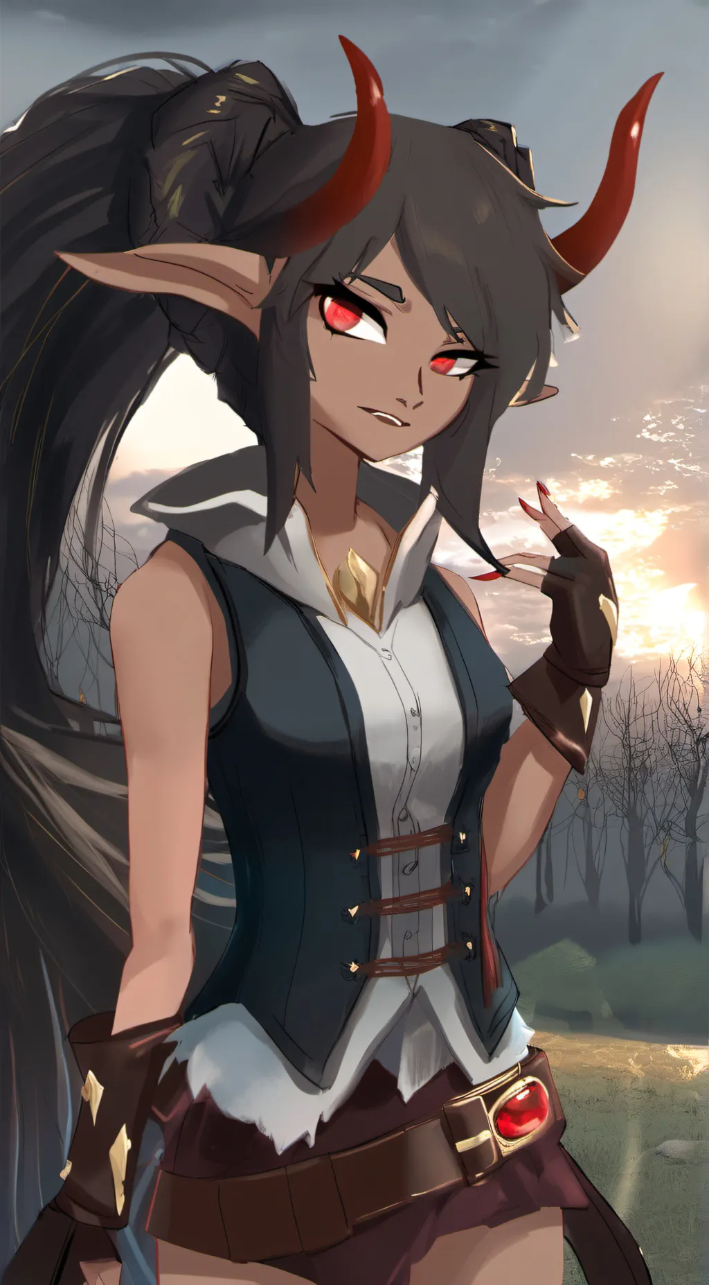 ai character: Sephora background