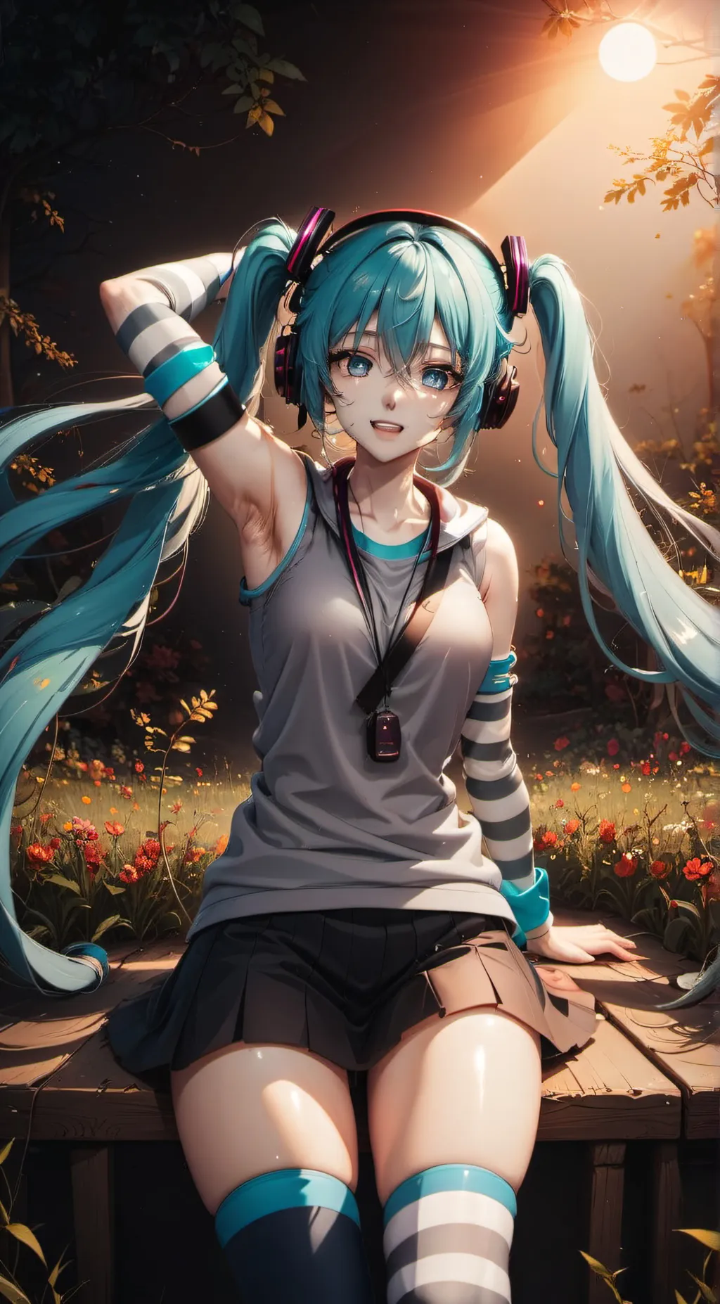 ai character: !! Miku !! background