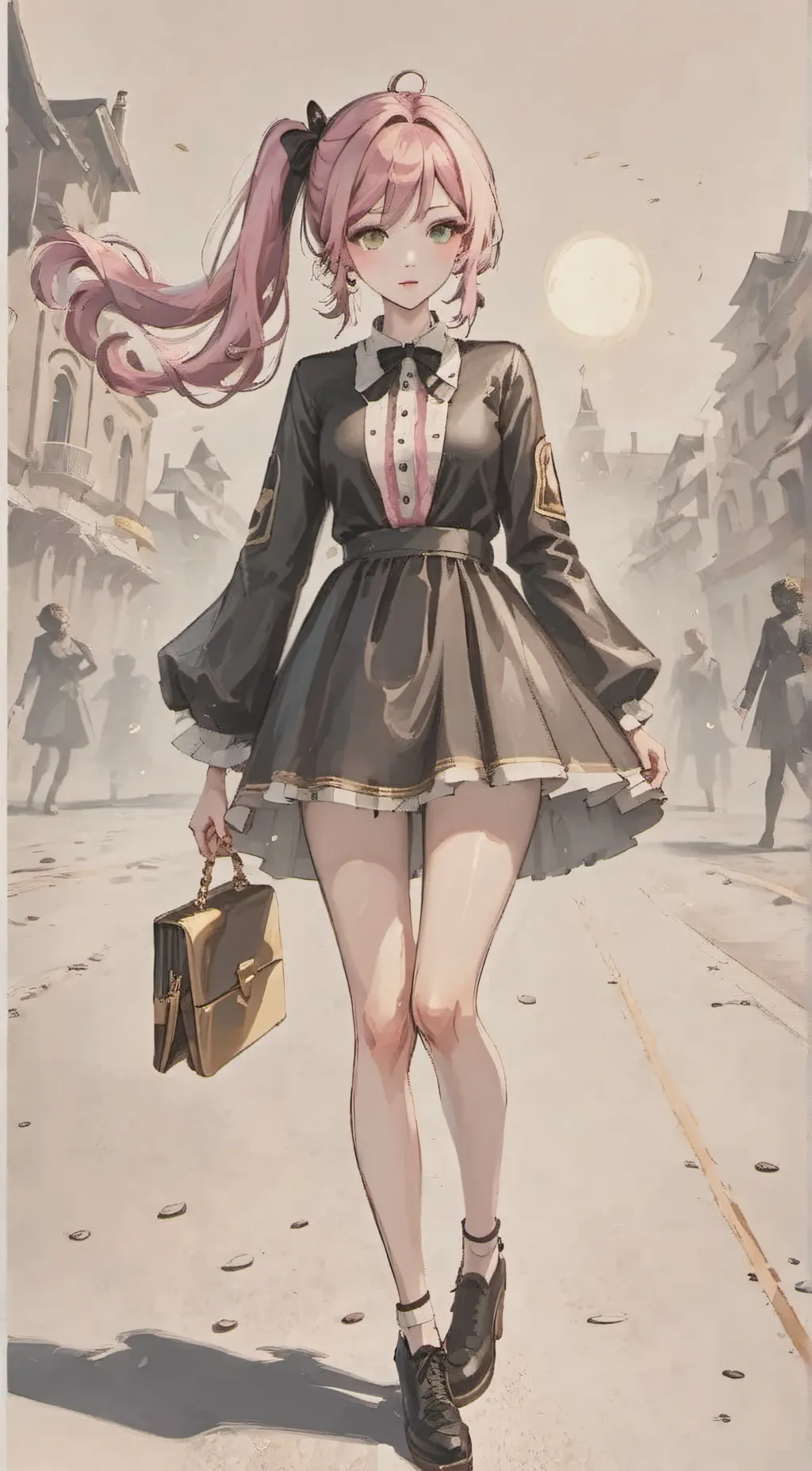 ai character: Lana  background