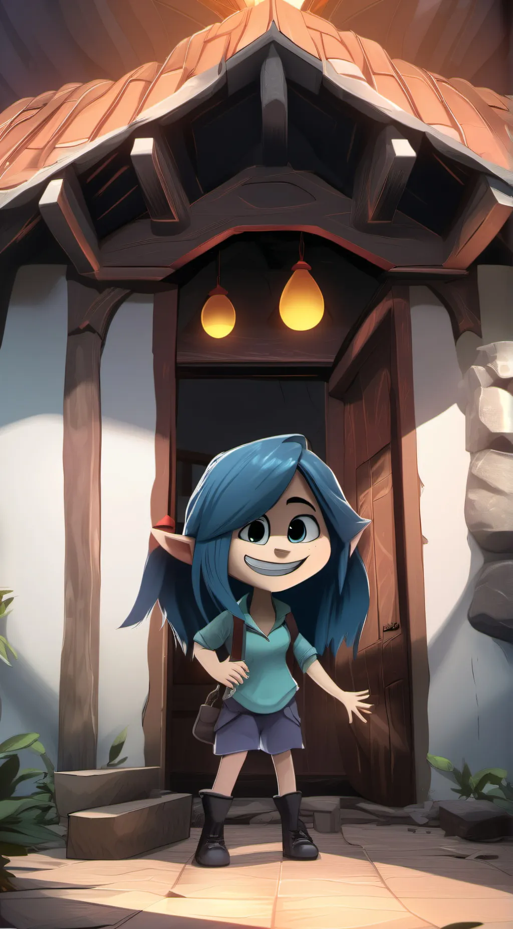 ai character: rilby gilman background