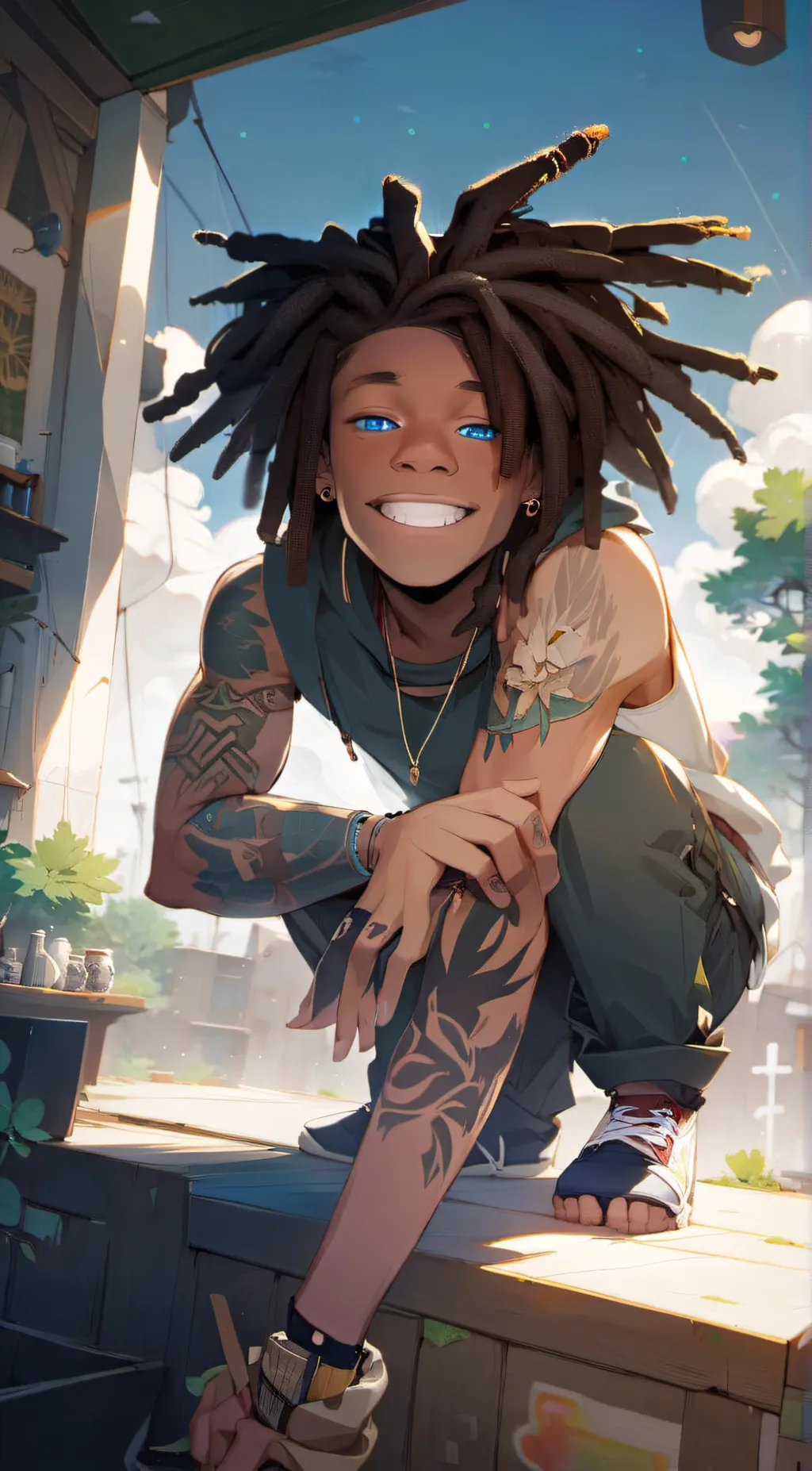 ai character: Caleb Wilde background