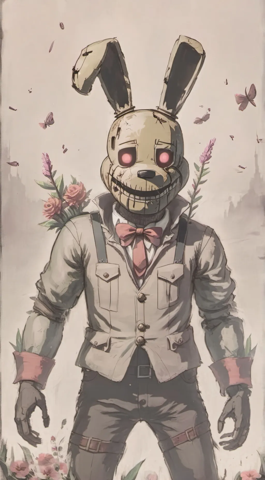 ai character: Springtrap background