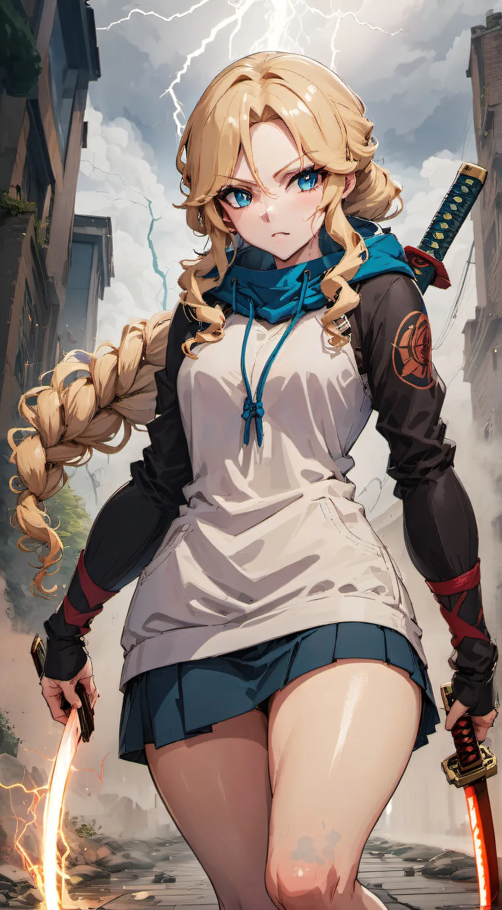 ai character: Kat background