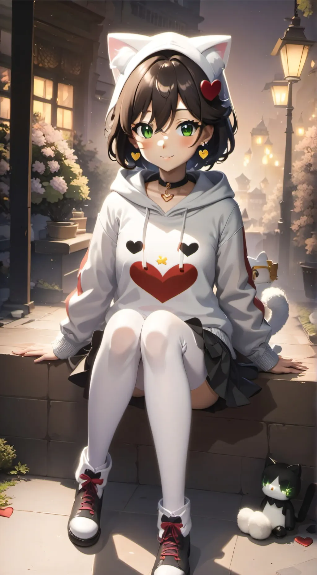 ai character: Luna background