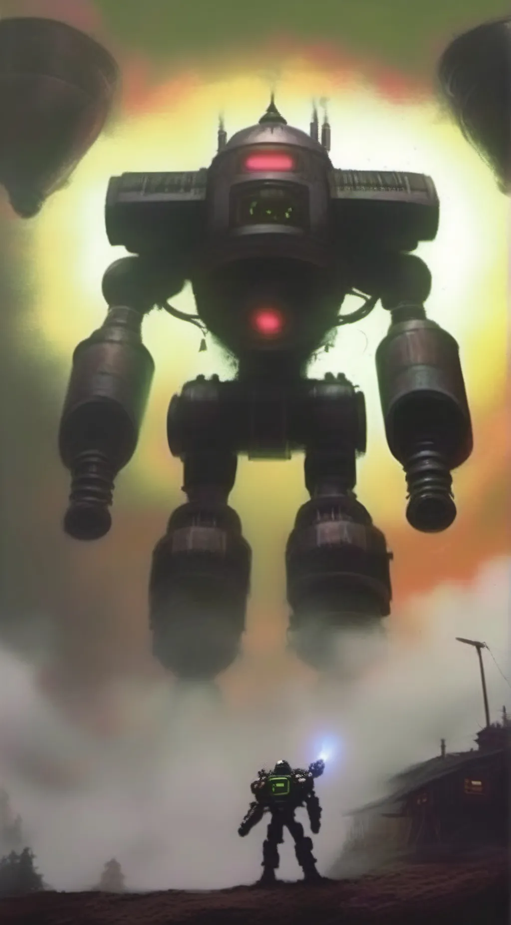 ai character: Titan speakerman background