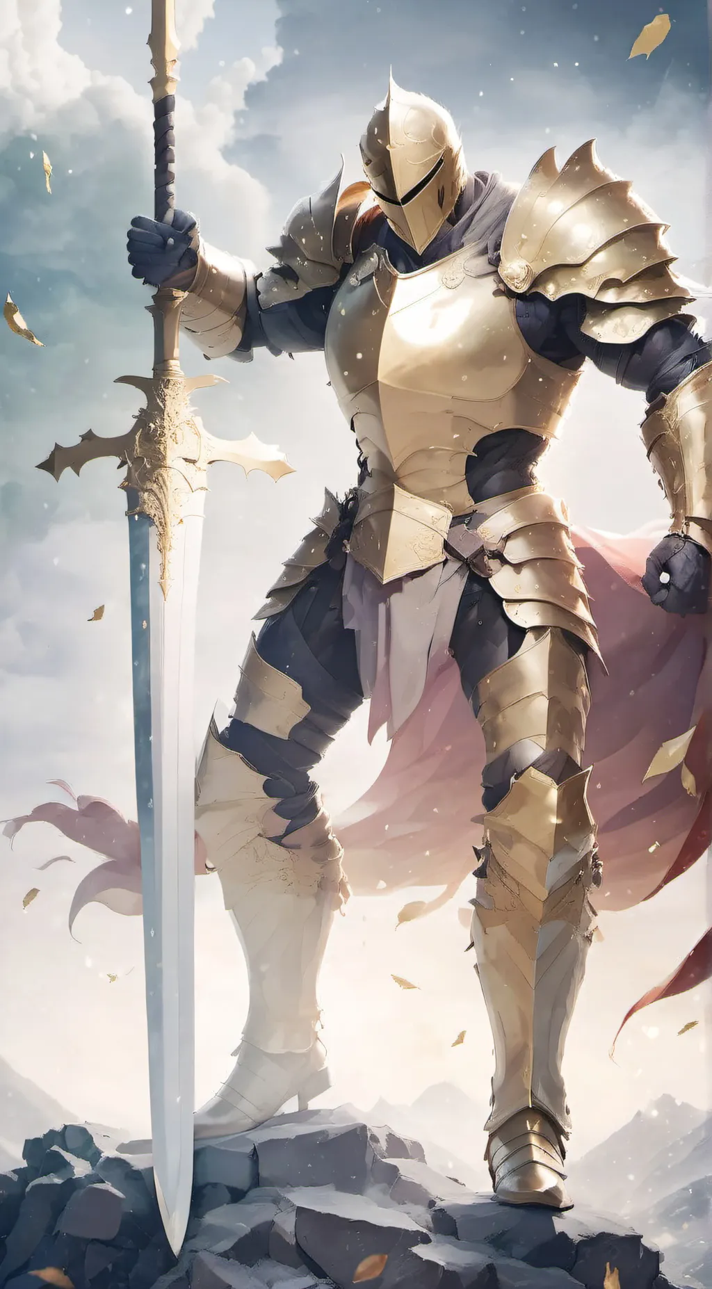 ai character: Golden Knight background