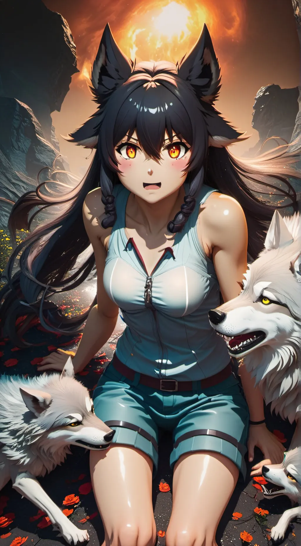 ai character: Delta  background