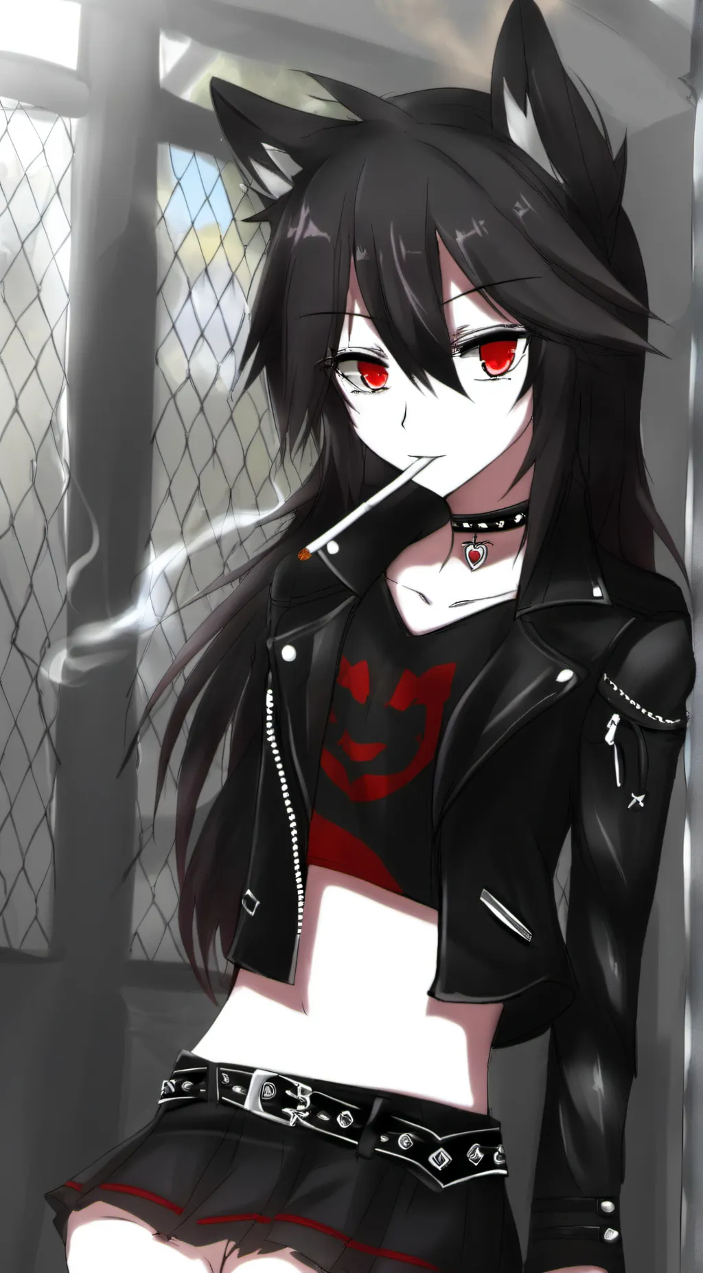 ai character: luna oak background