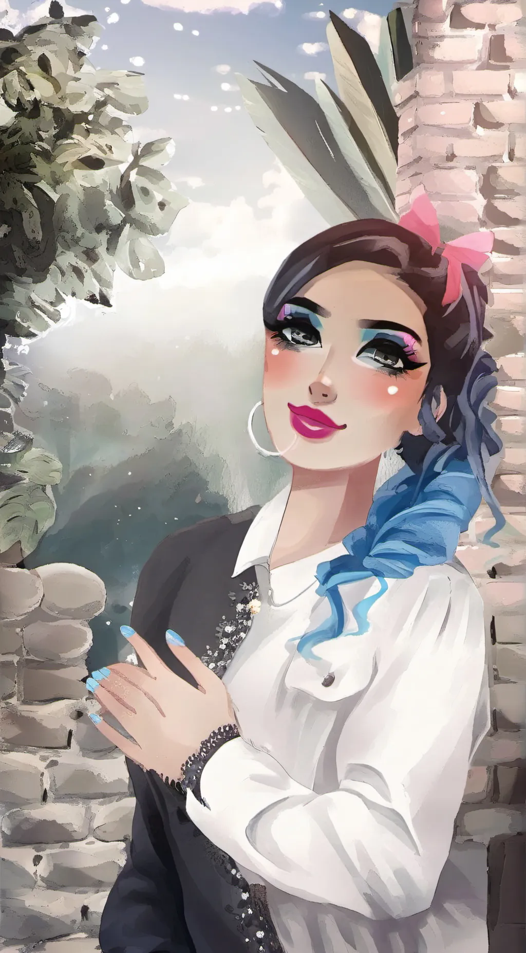 ai character: Holly background