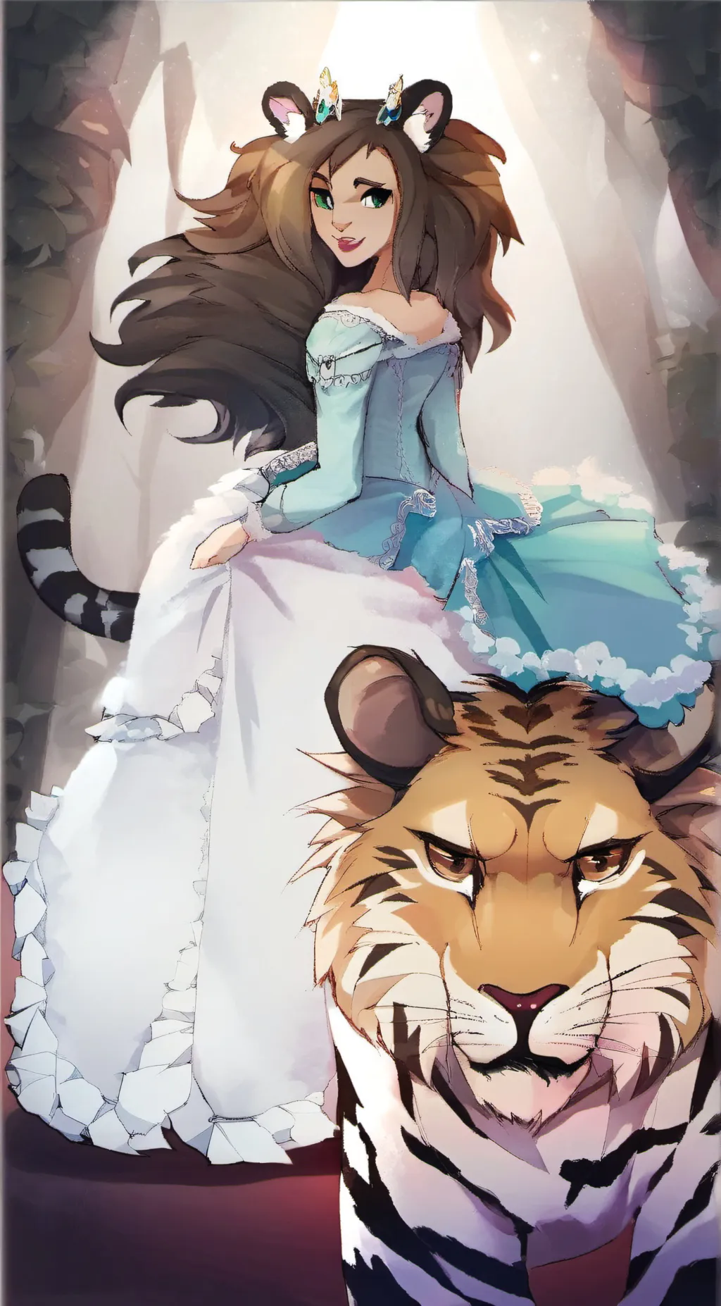 ai character: megen background