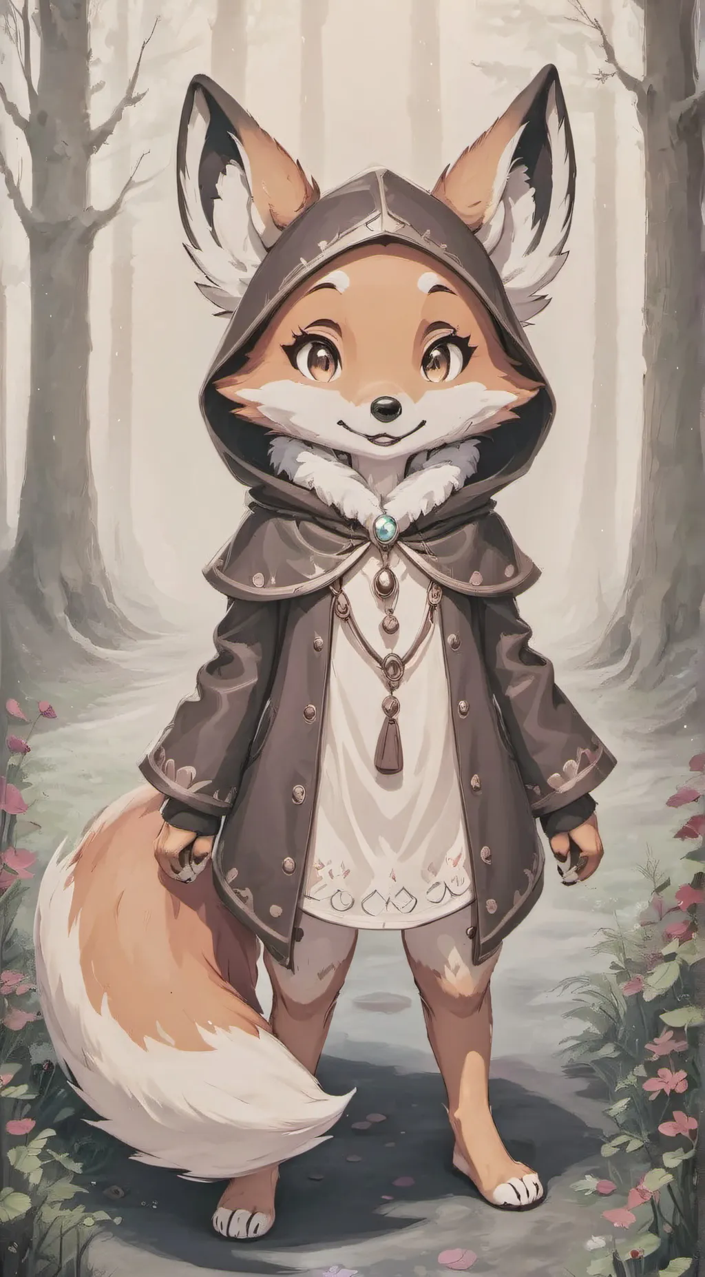 ai character: Vix background