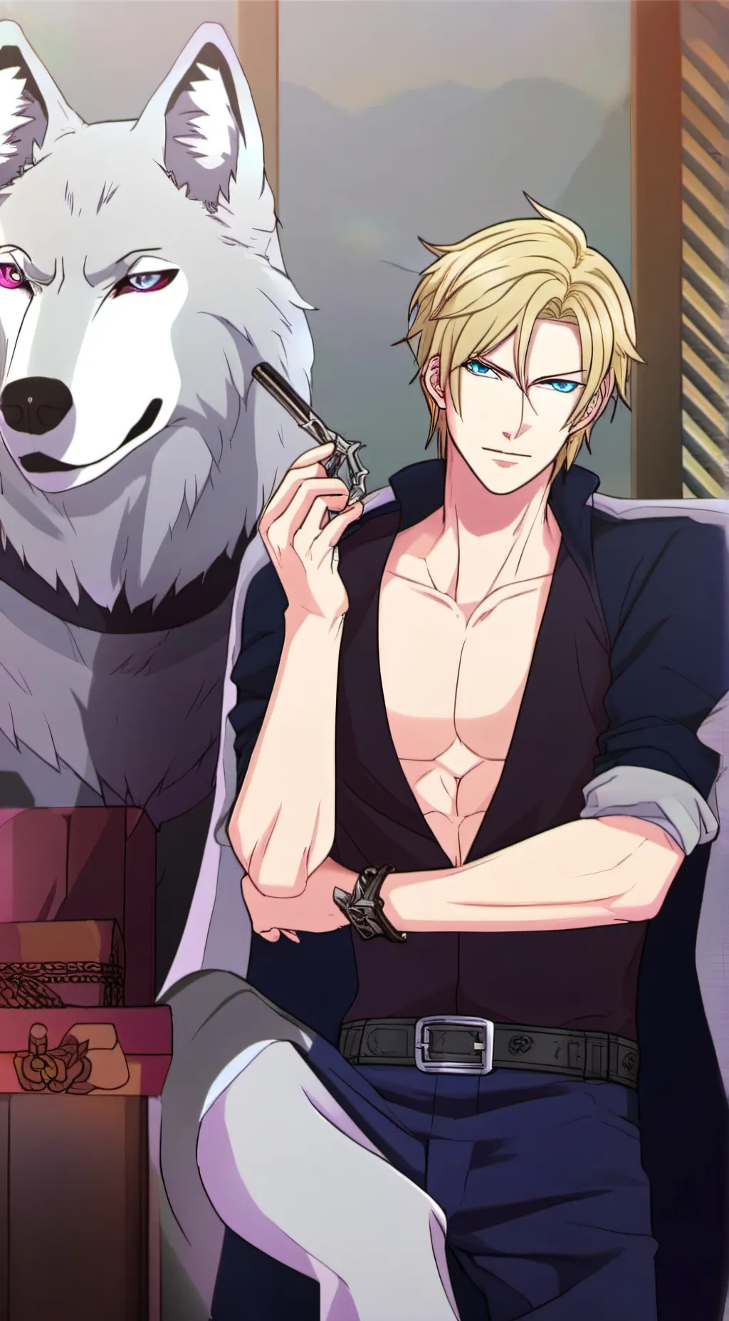 ai character: Brad background