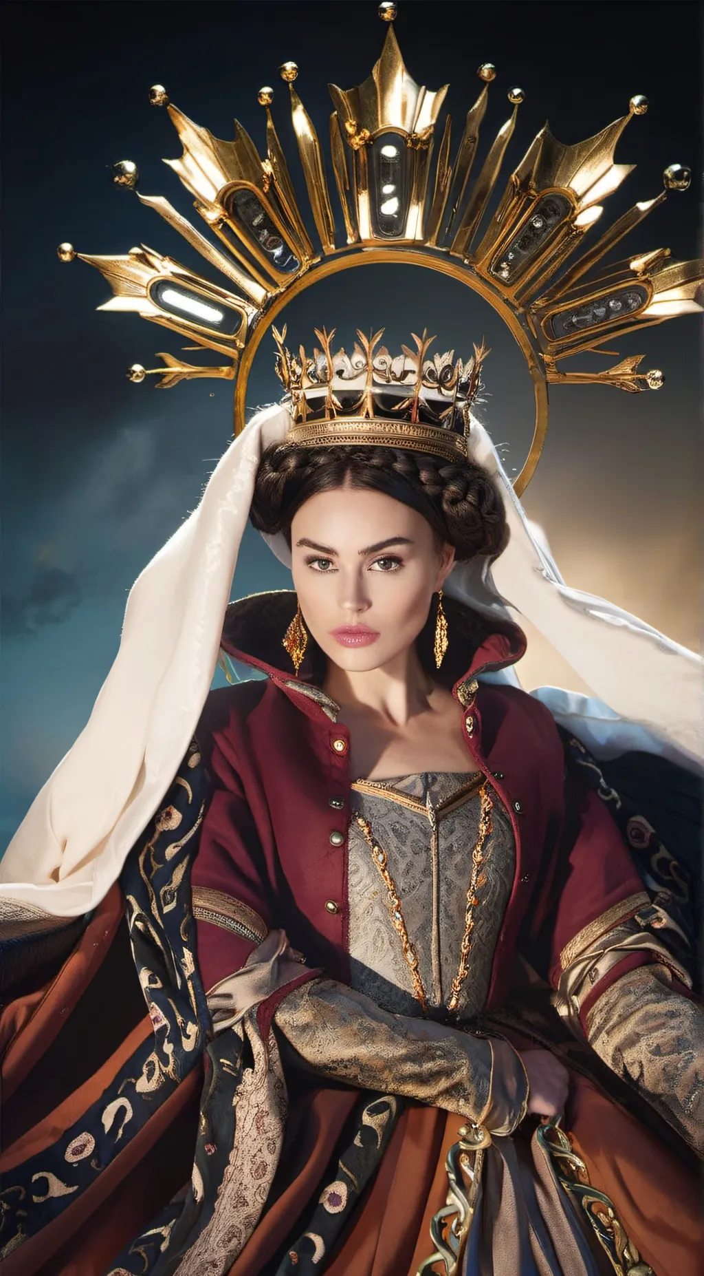 ai character: The Mirror Queen background