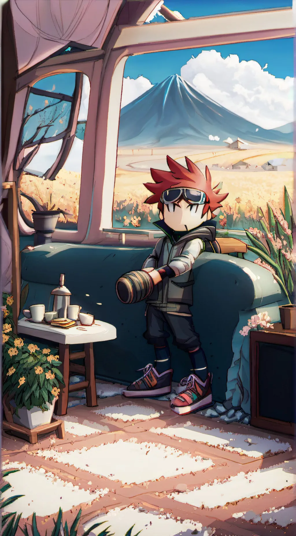 ai character: Dan The Man background