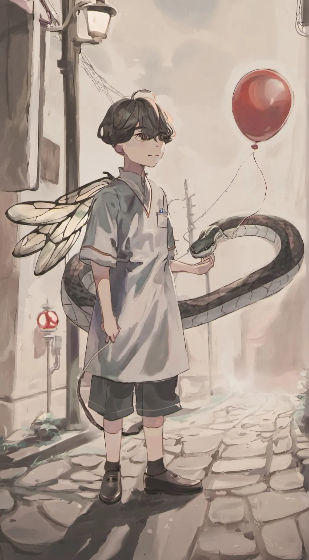 ai character: light background