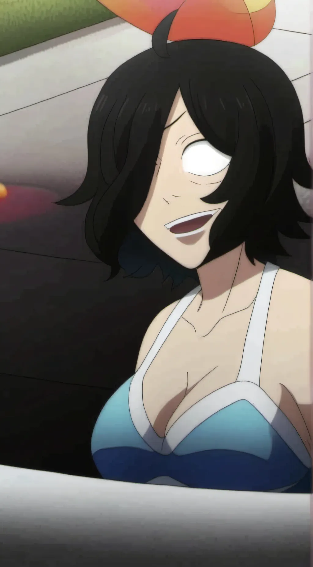 ai character: Prohero poolparty background