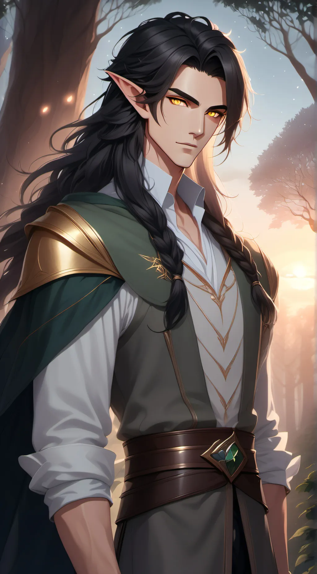 ai character: Leo background