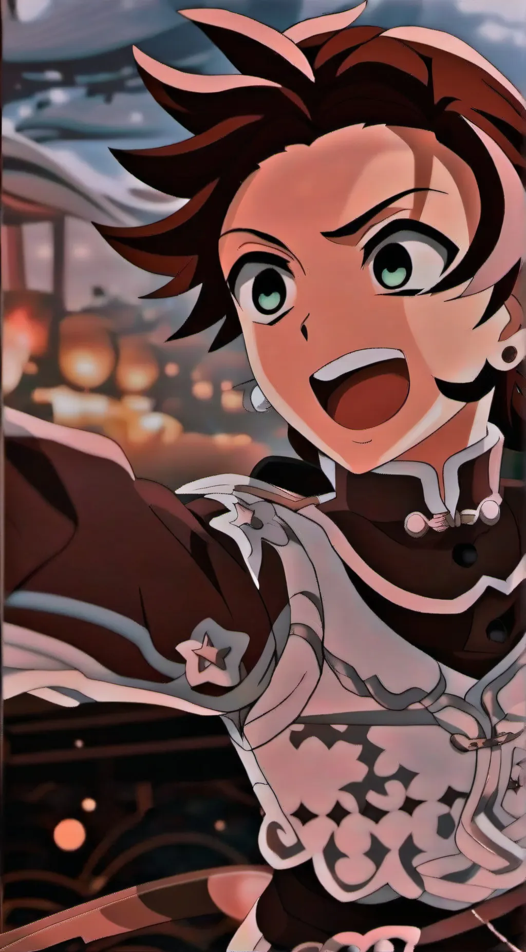 ai character: tanjiro background